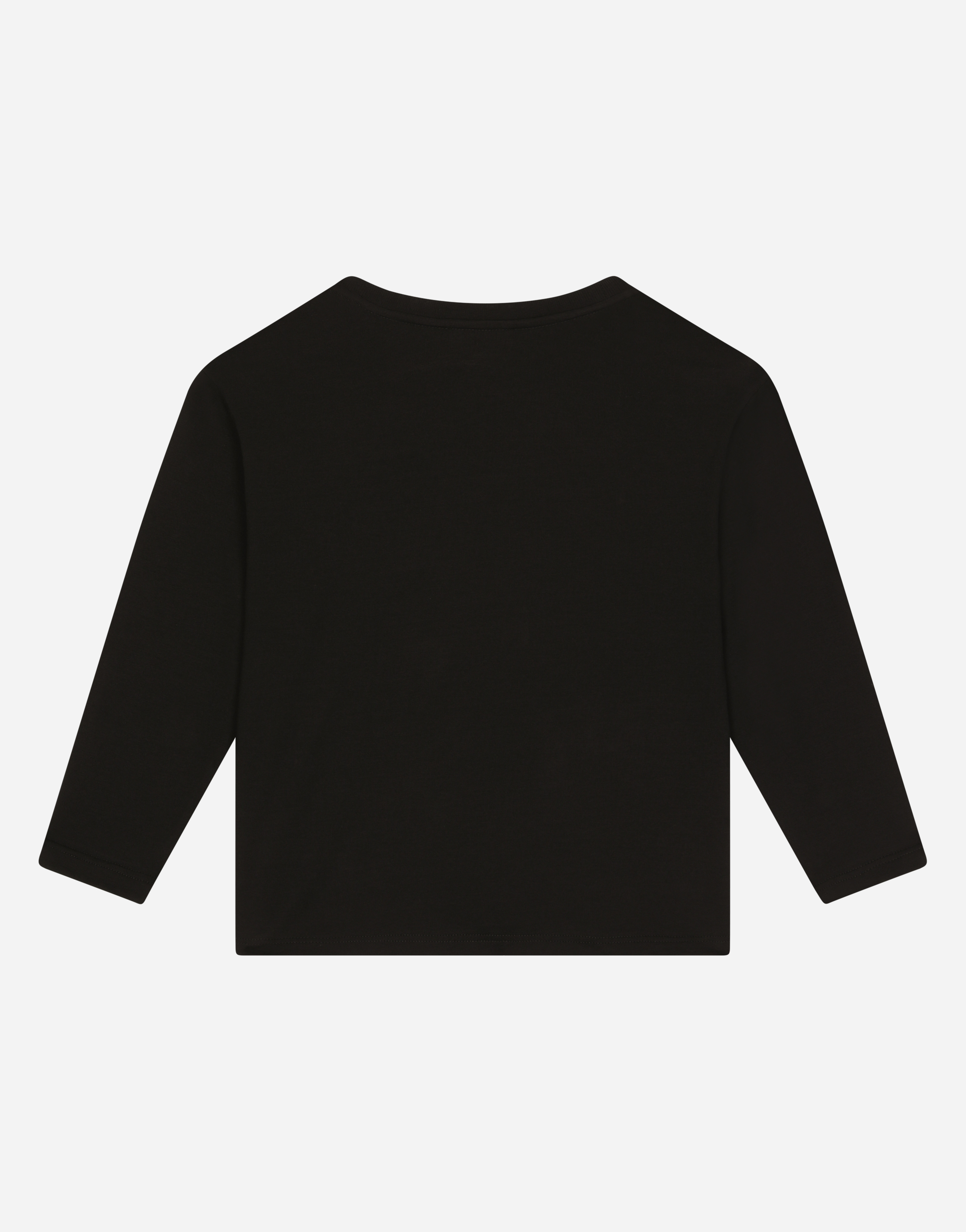 Jersey T-shirt with logo print