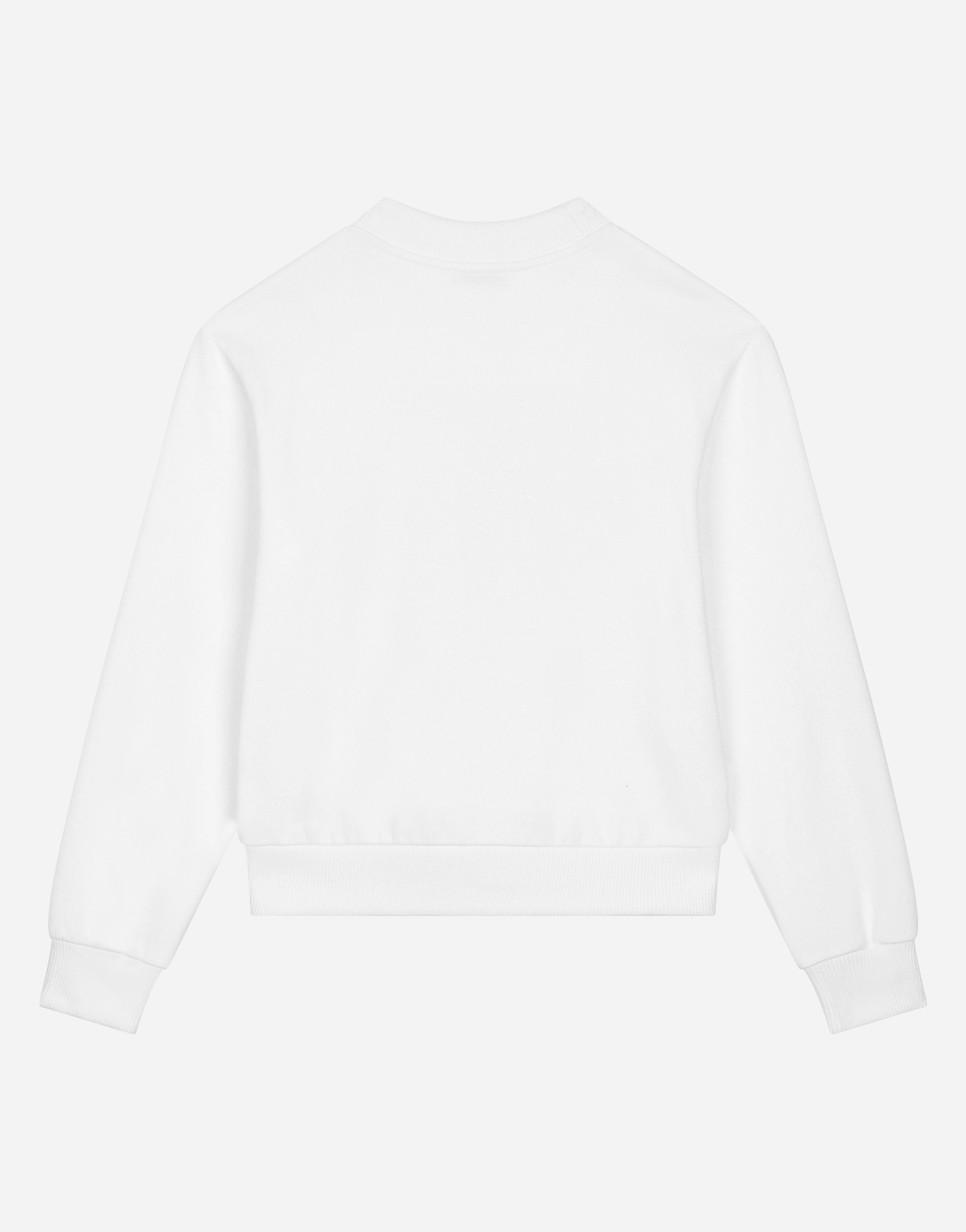 Jersey sweatshirt with DG logo print