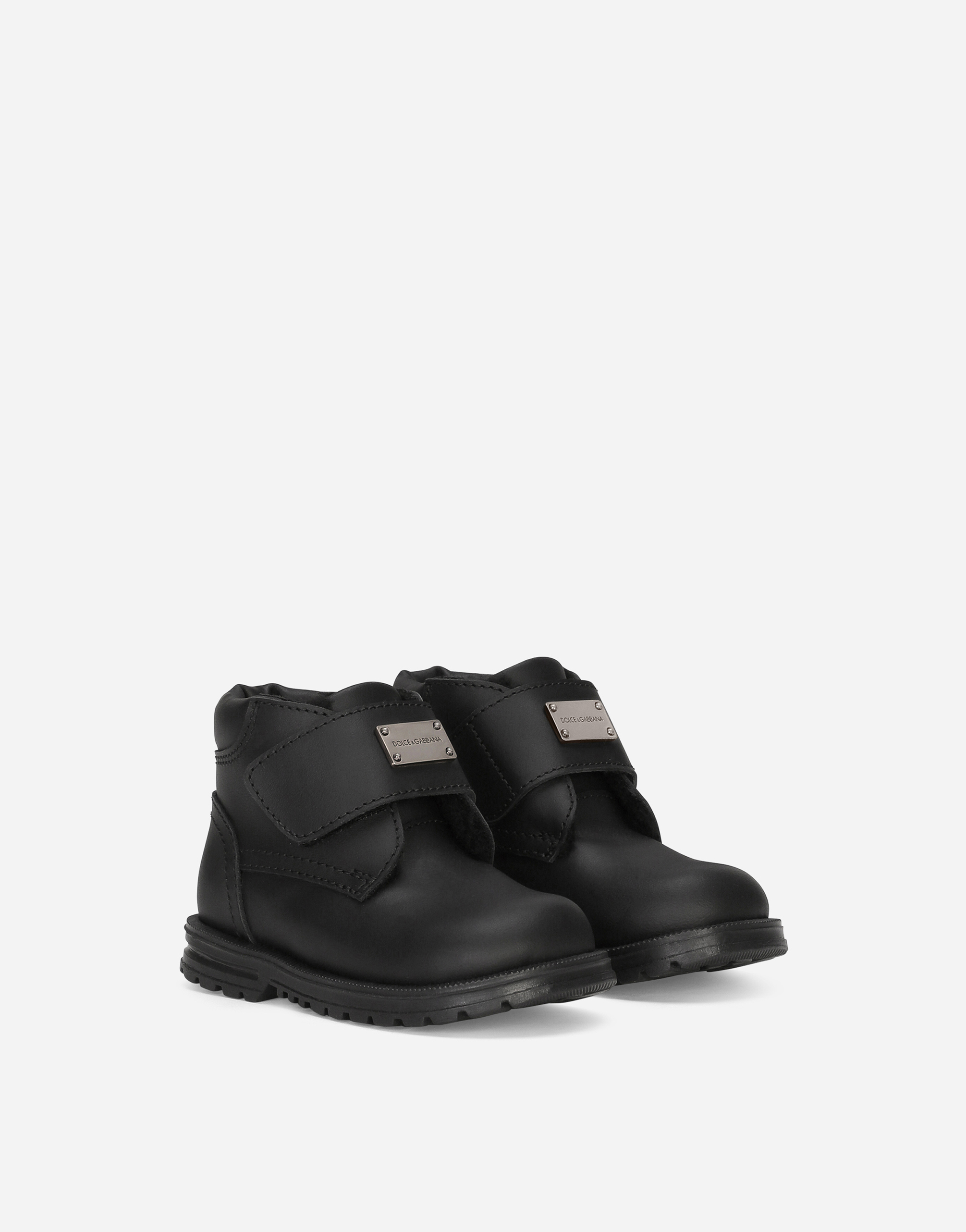 Calfskin ankle boots