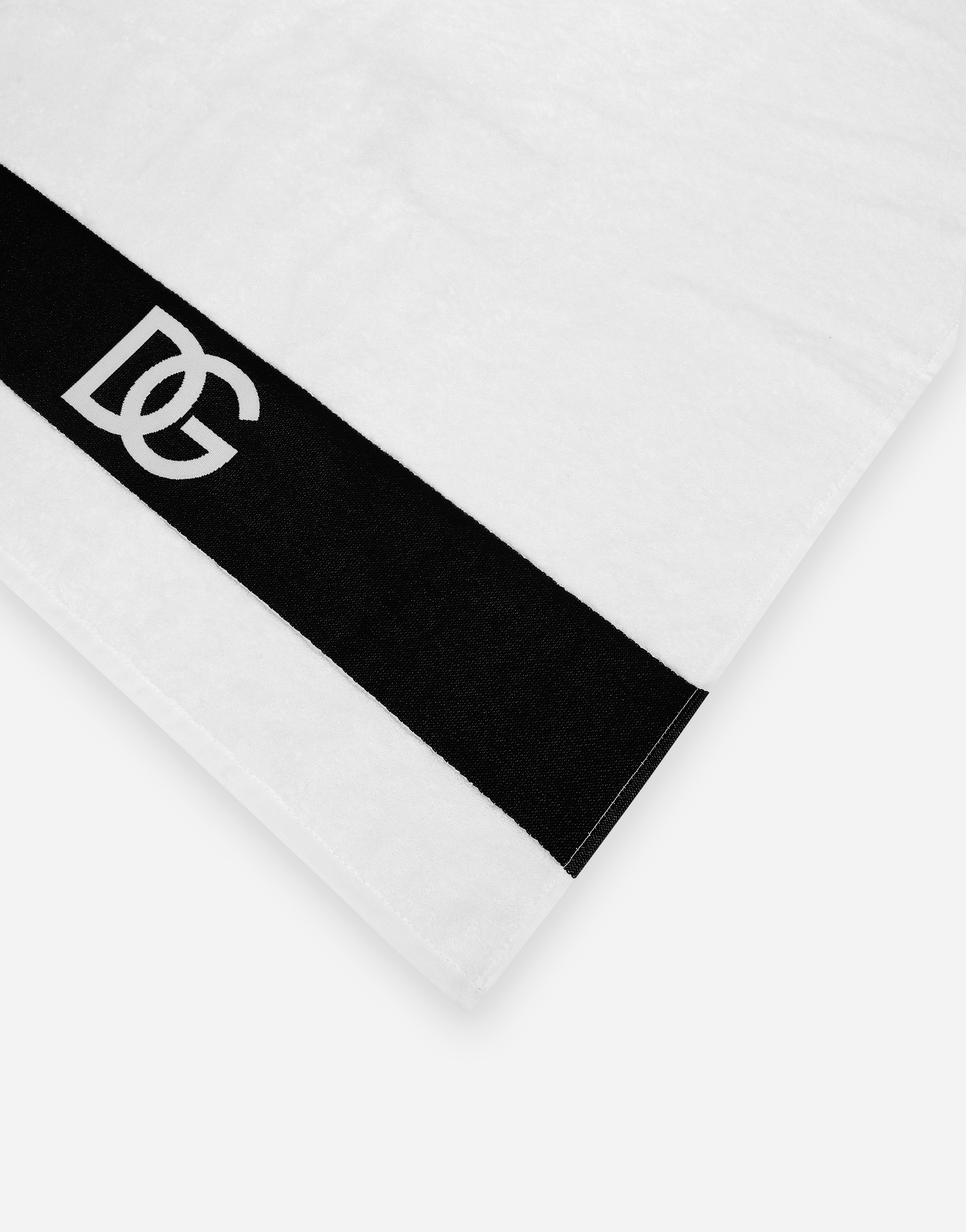 Dolce & Gabbana Cotton Terry Hand Towel In Multicolor
