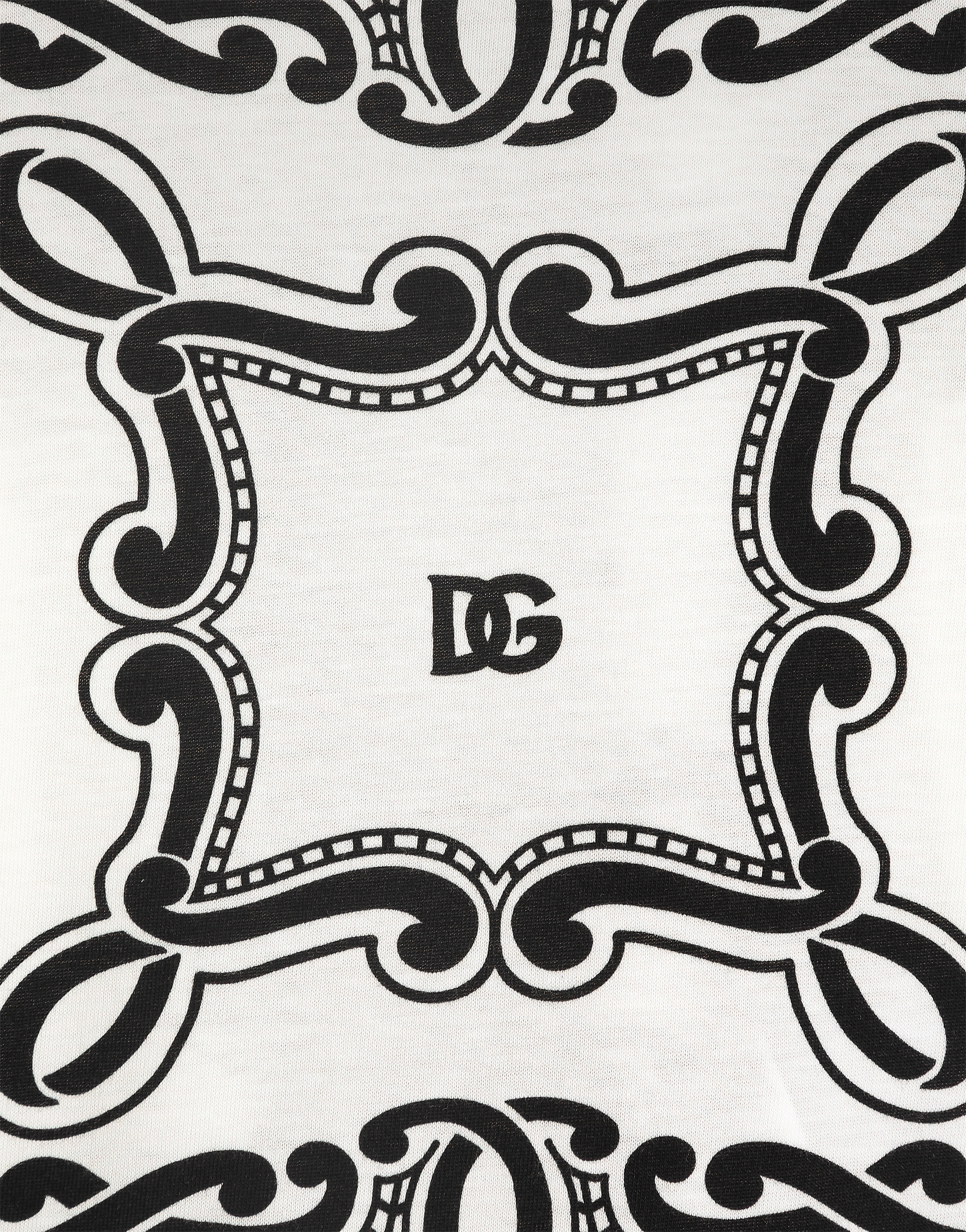 Jersey T-shirt with bandanna print