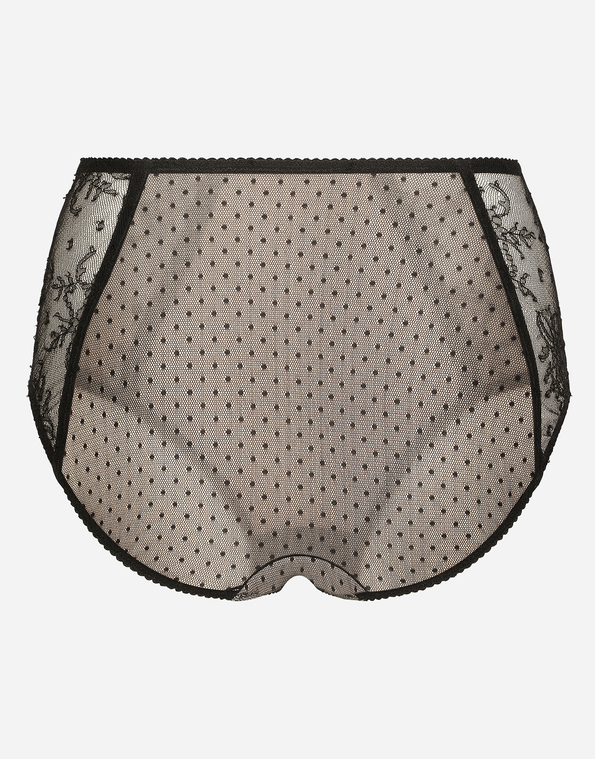 Dolce & Gabbana High Waisted Slip In Black