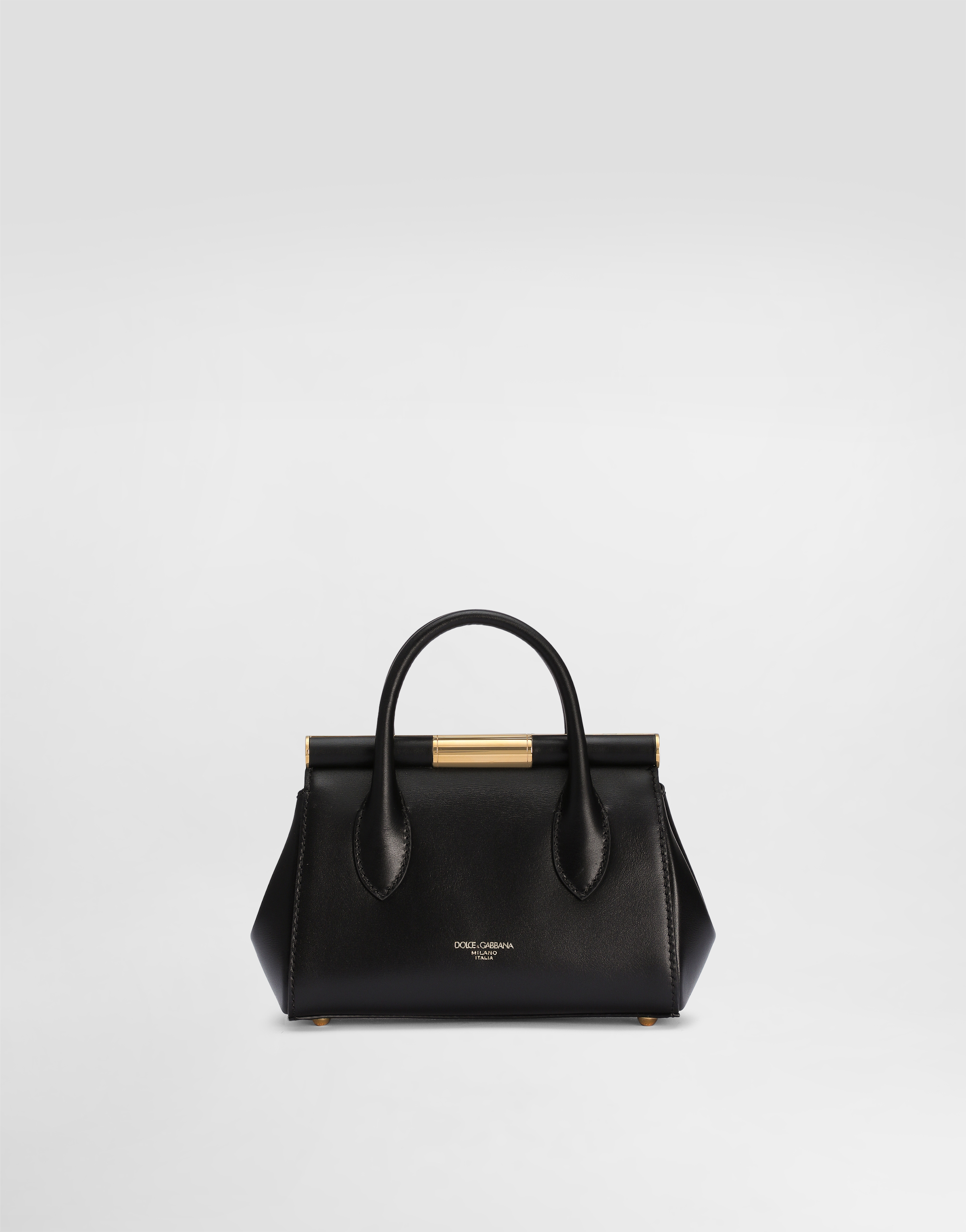 Dolce & Gabbana Women Marlene Mini Leather Handbag In Black