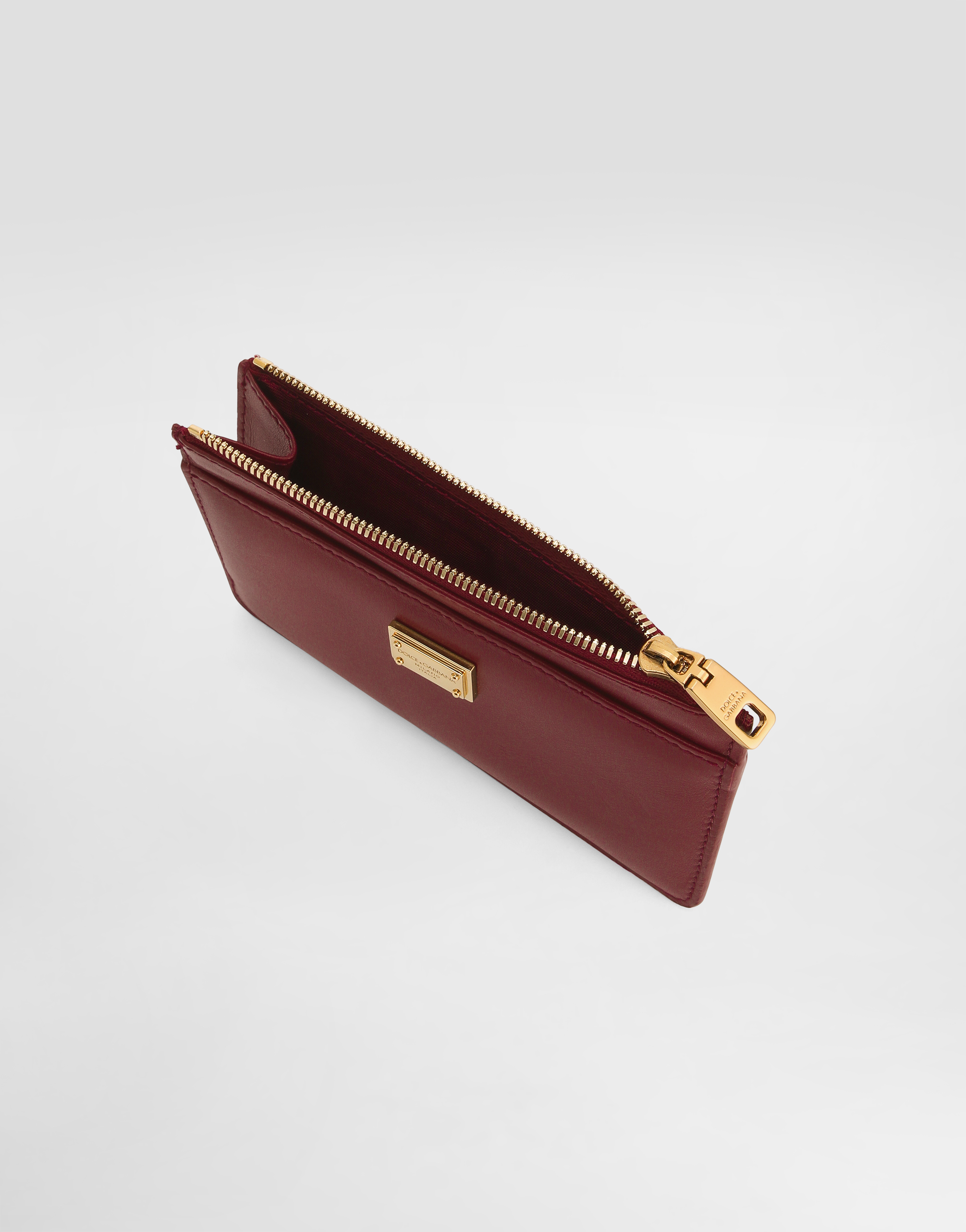 Plongé calfskin card holder