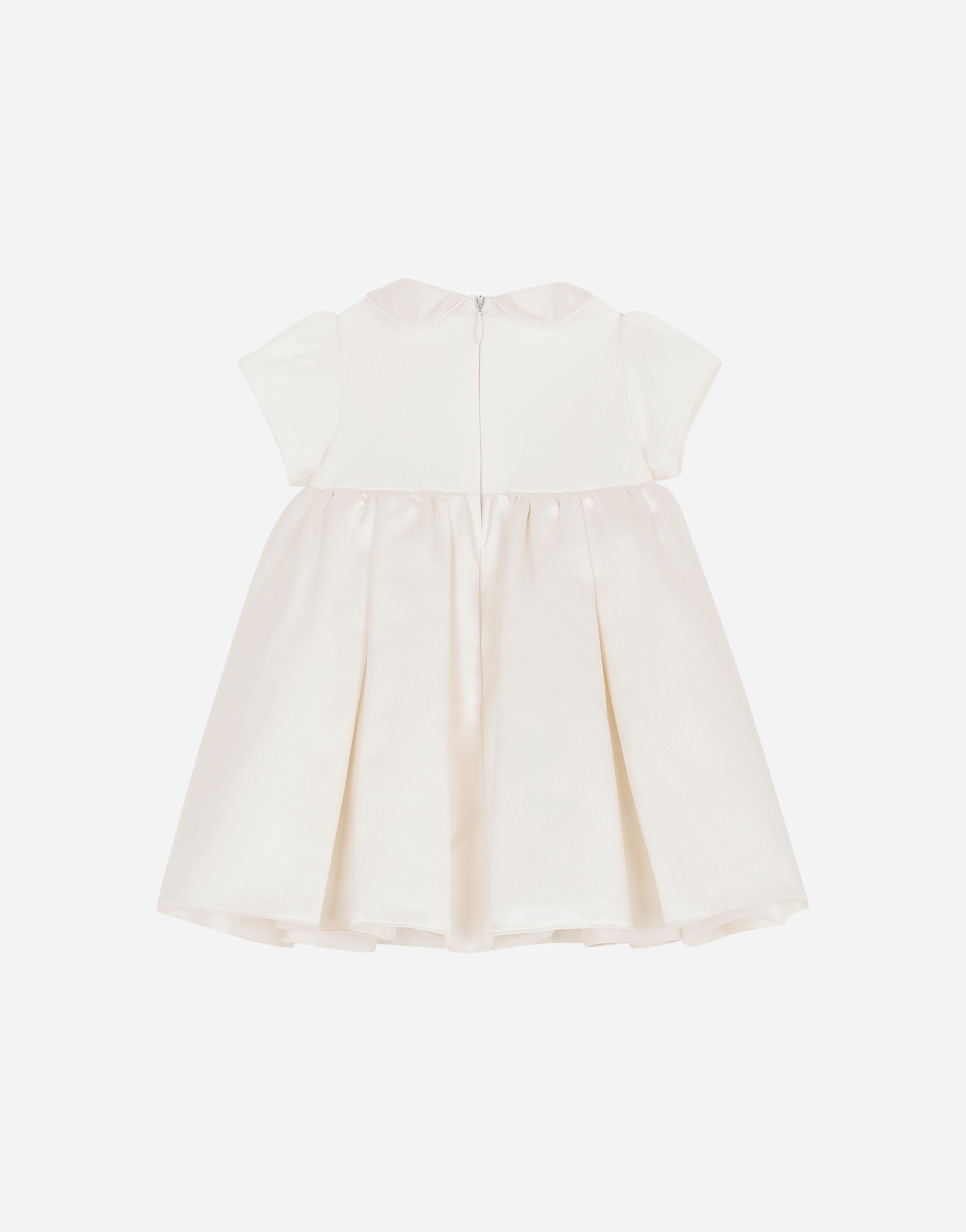 Duchesse and jersey midi dress