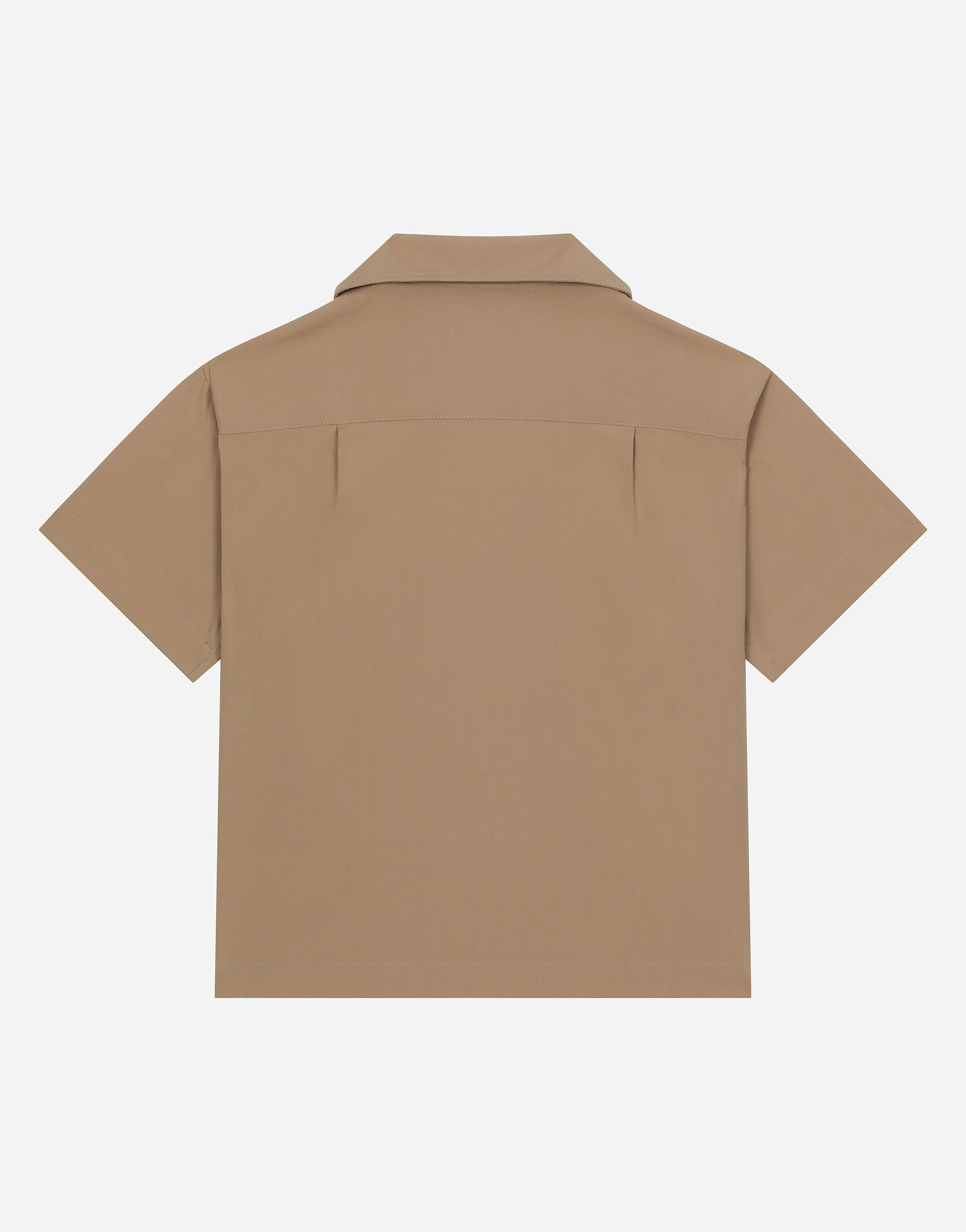 Dolce & Gabbana Camicia Manic. Corta In Sabbia 1