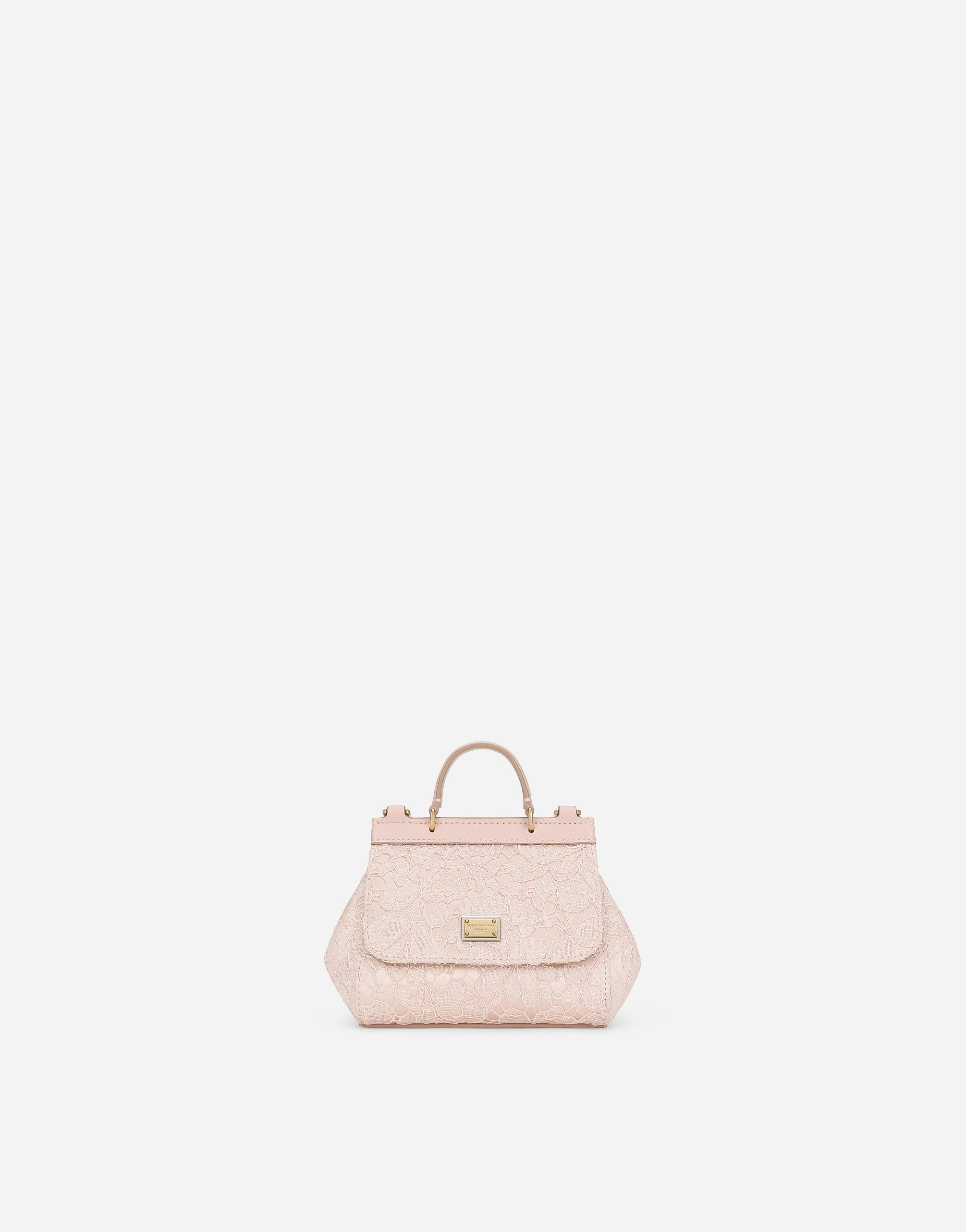 Dolce & Gabbana Mini Sicily Handbag In Pink