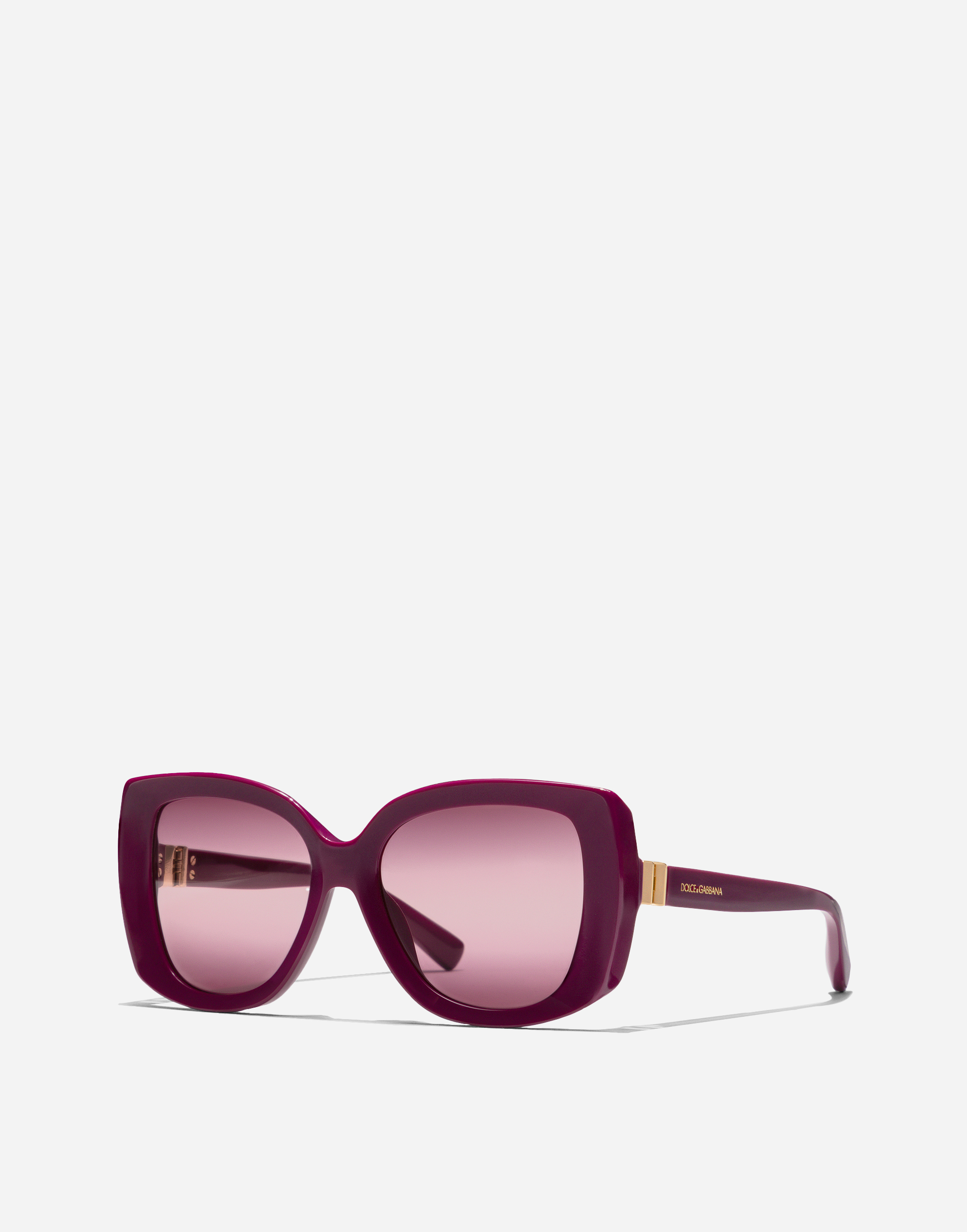 Dolce & Gabbana Everyday Sunglasses In Burgundy