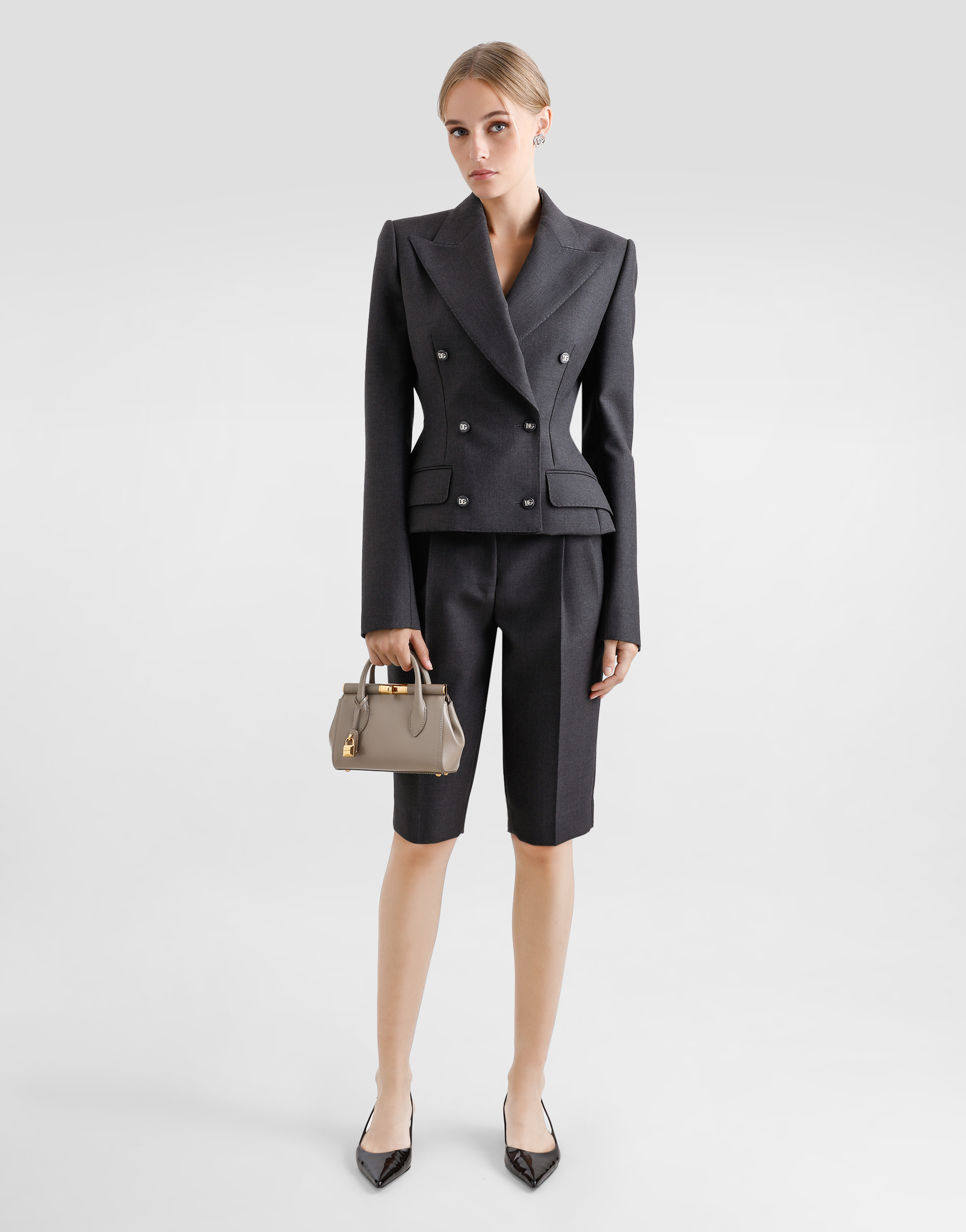 Dolce & Gabbana Mini Marlene Day Top Handle Bag In Beige