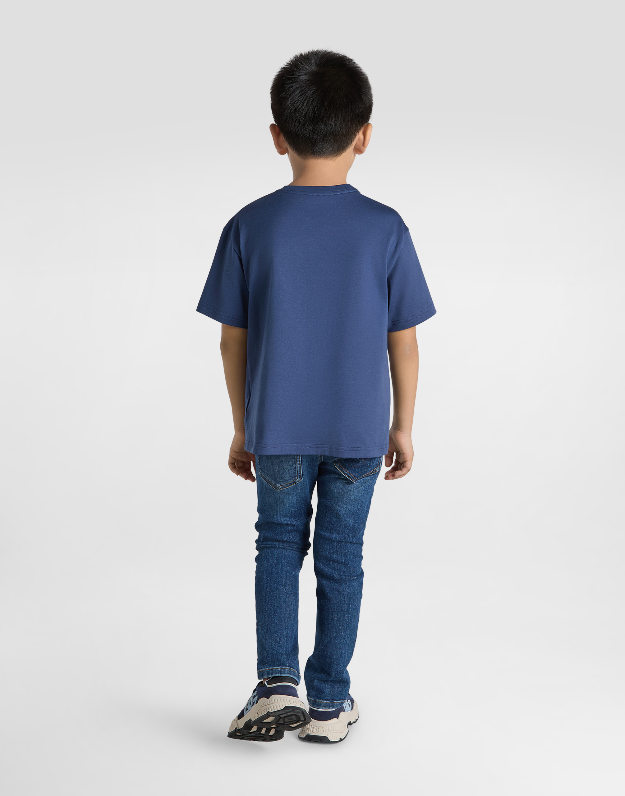Dolce & Gabbana 5-pocket Denim Jeans With Dg Logo In Multicolor