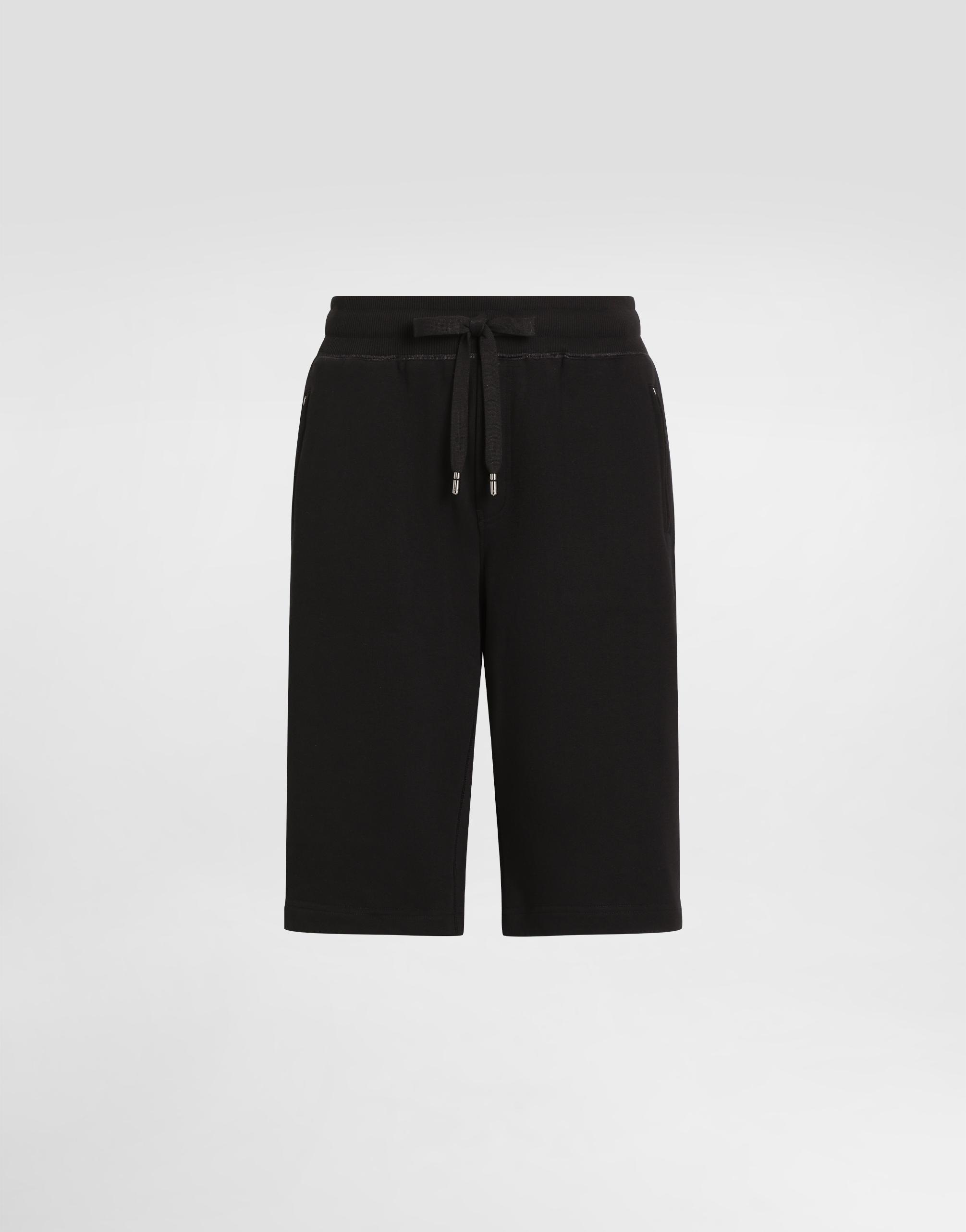 Dolce & Gabbana Drawstring Track Shorts In Black