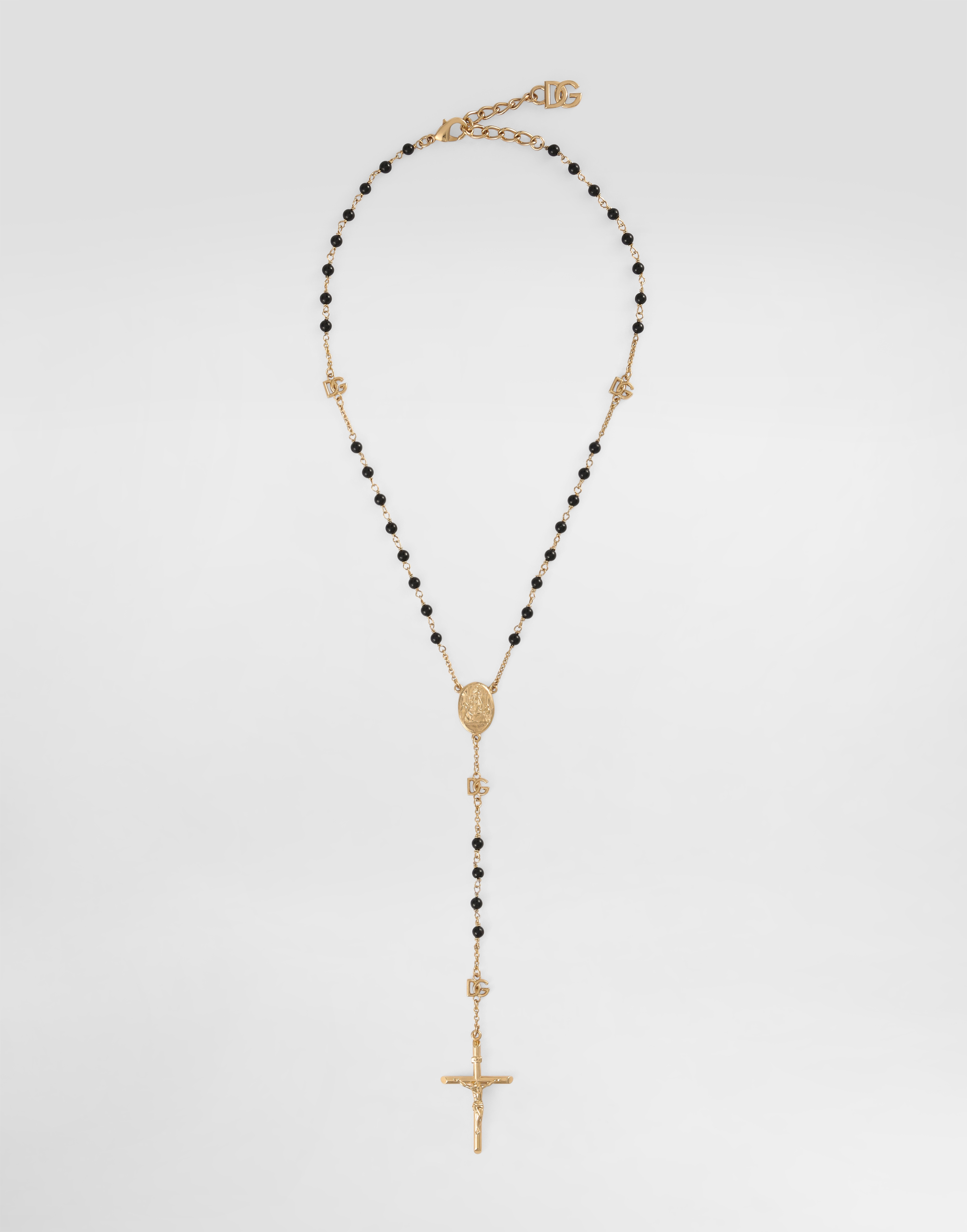 Dolce & Gabbana Rosary-style Necklace In Gold