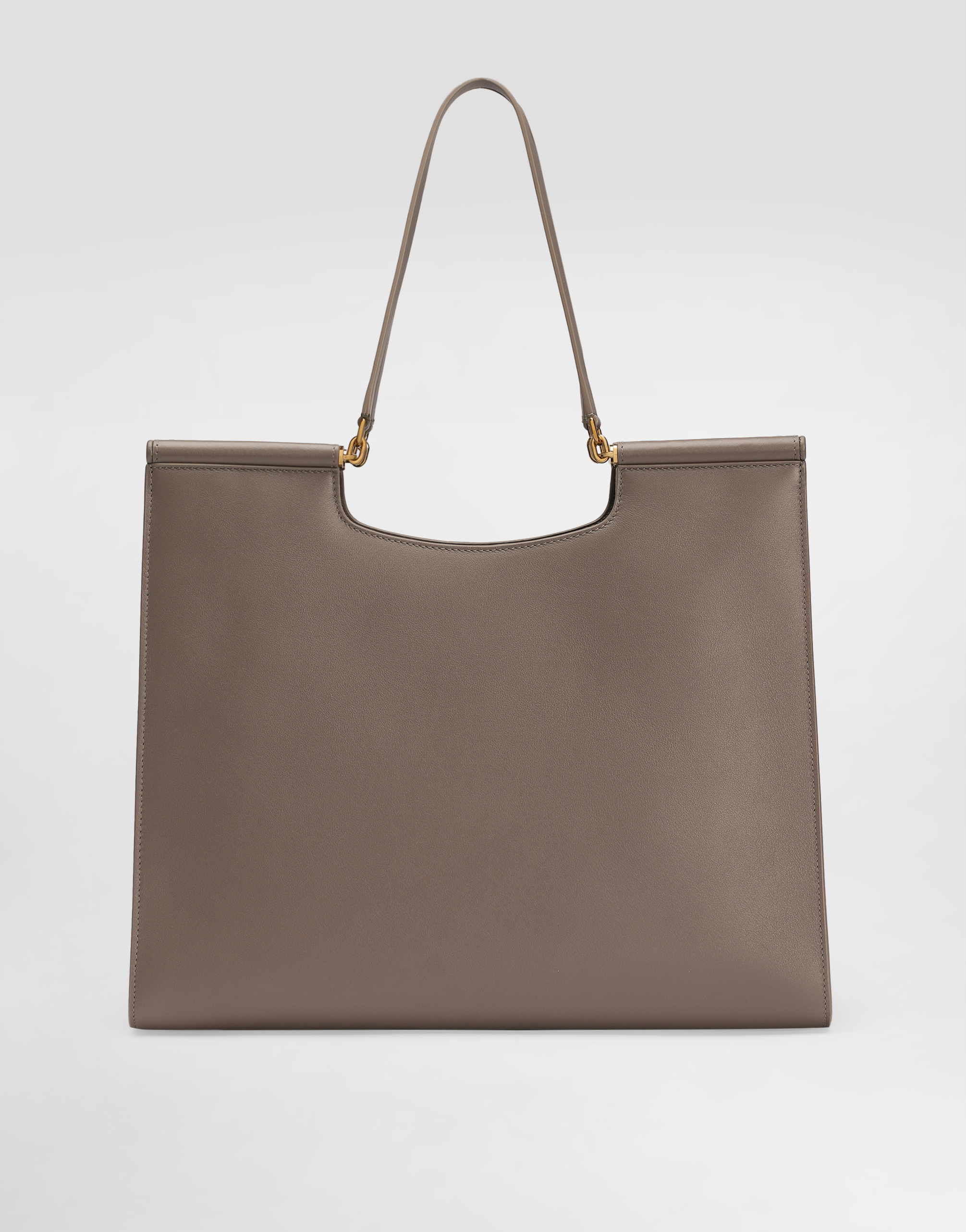 Dolce & Gabbana Large Sicily Shopper In Grey