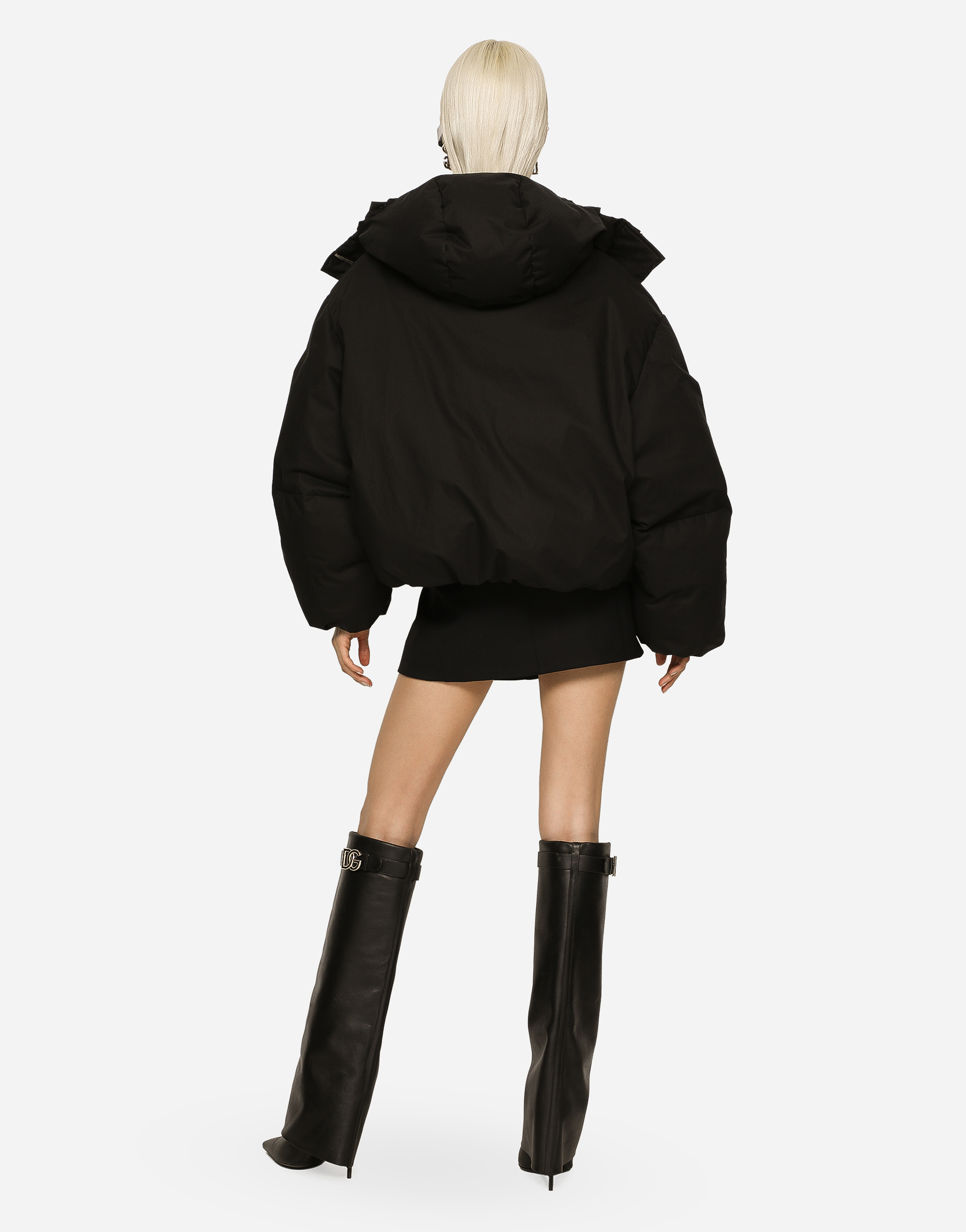 DOLCE & GABBANA SHORT NYLON JACKET