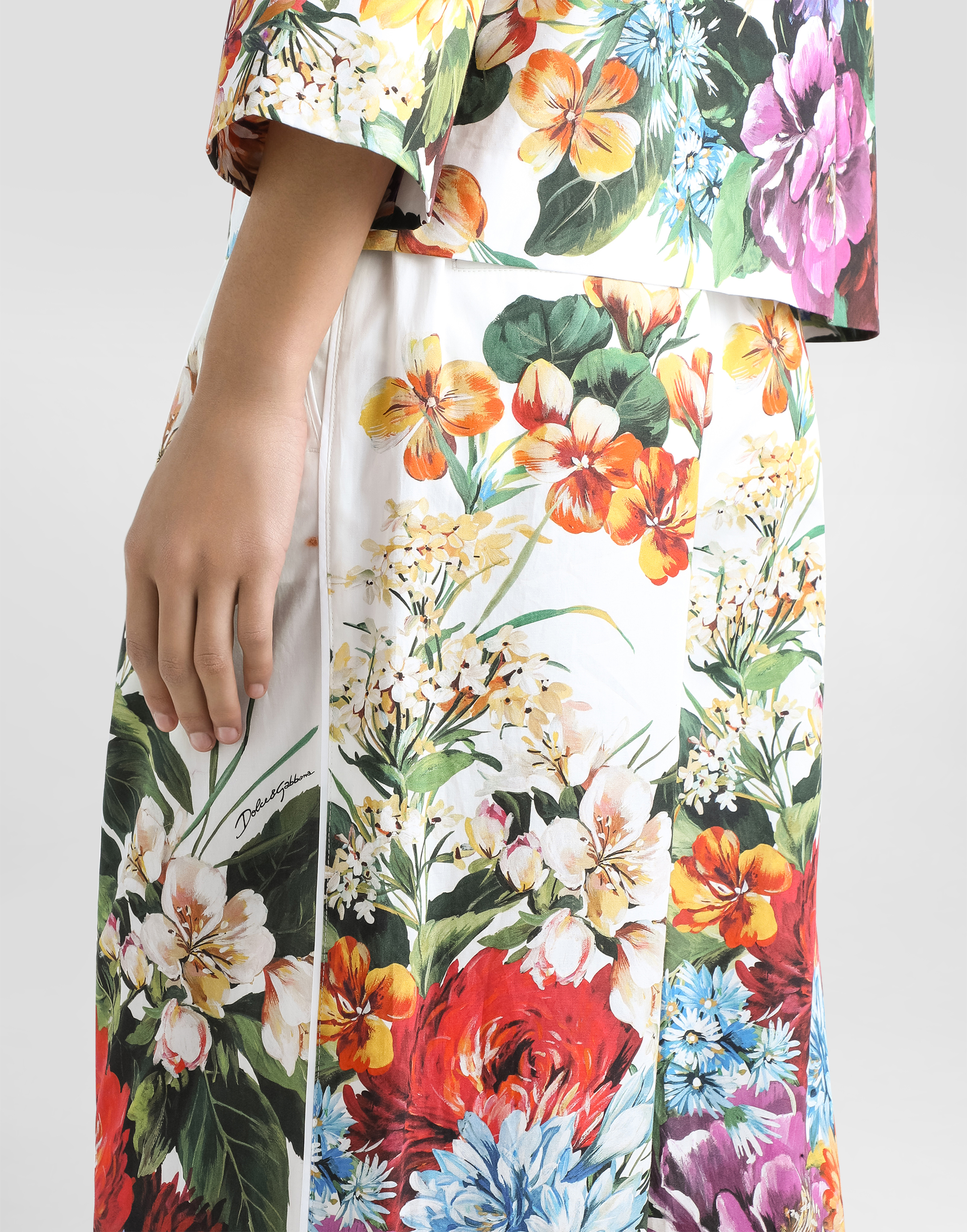 Dolce & Gabbana Multicolor Bouquet Pajama Pants