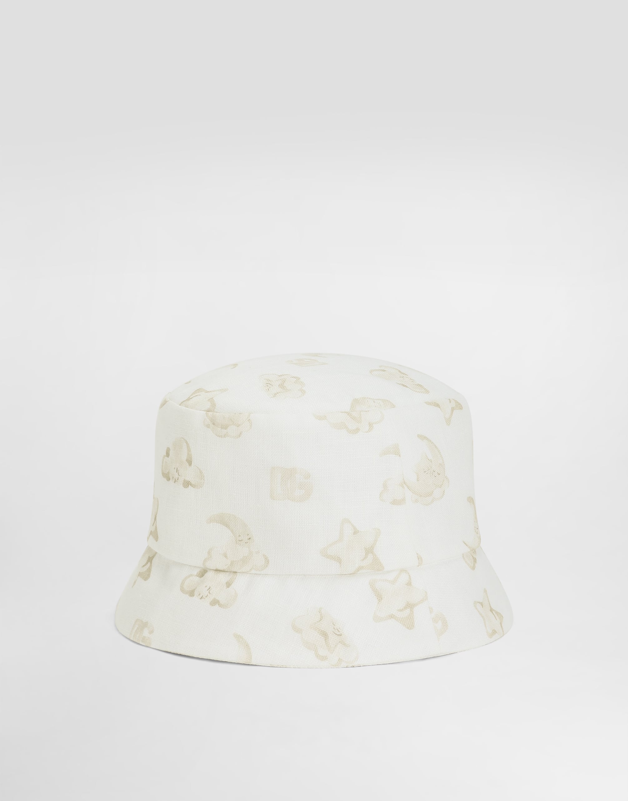  Dolce & Gabbana Fabric Bucket Hat With Moon And Stars Print - Homme Accessoires Et Porte-bébé Print Ii 