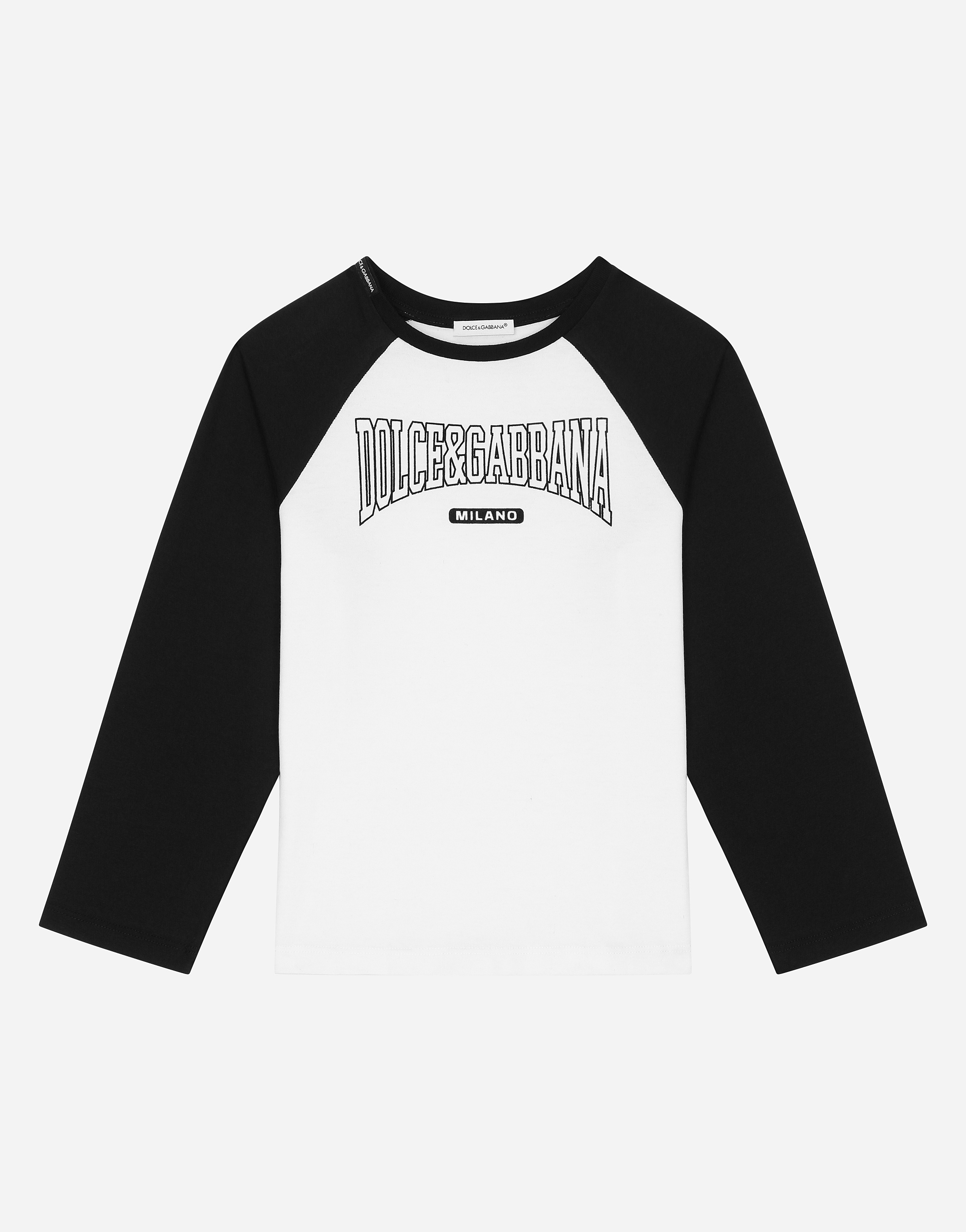 Dolce & Gabbana T-shirt Manica Lunga In Multicolor