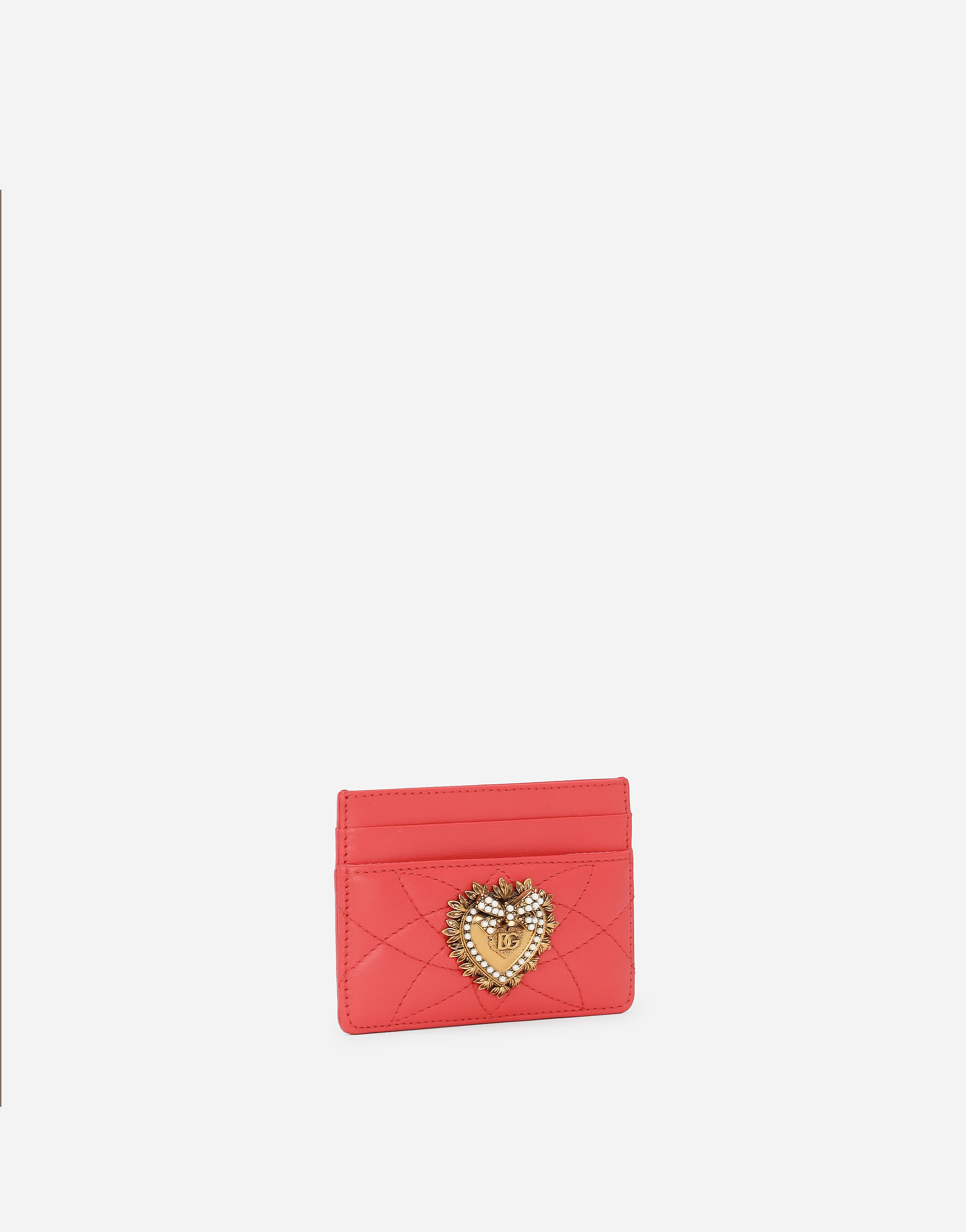 Dolce & Gabbana Devotion Card Holder In オレンジ