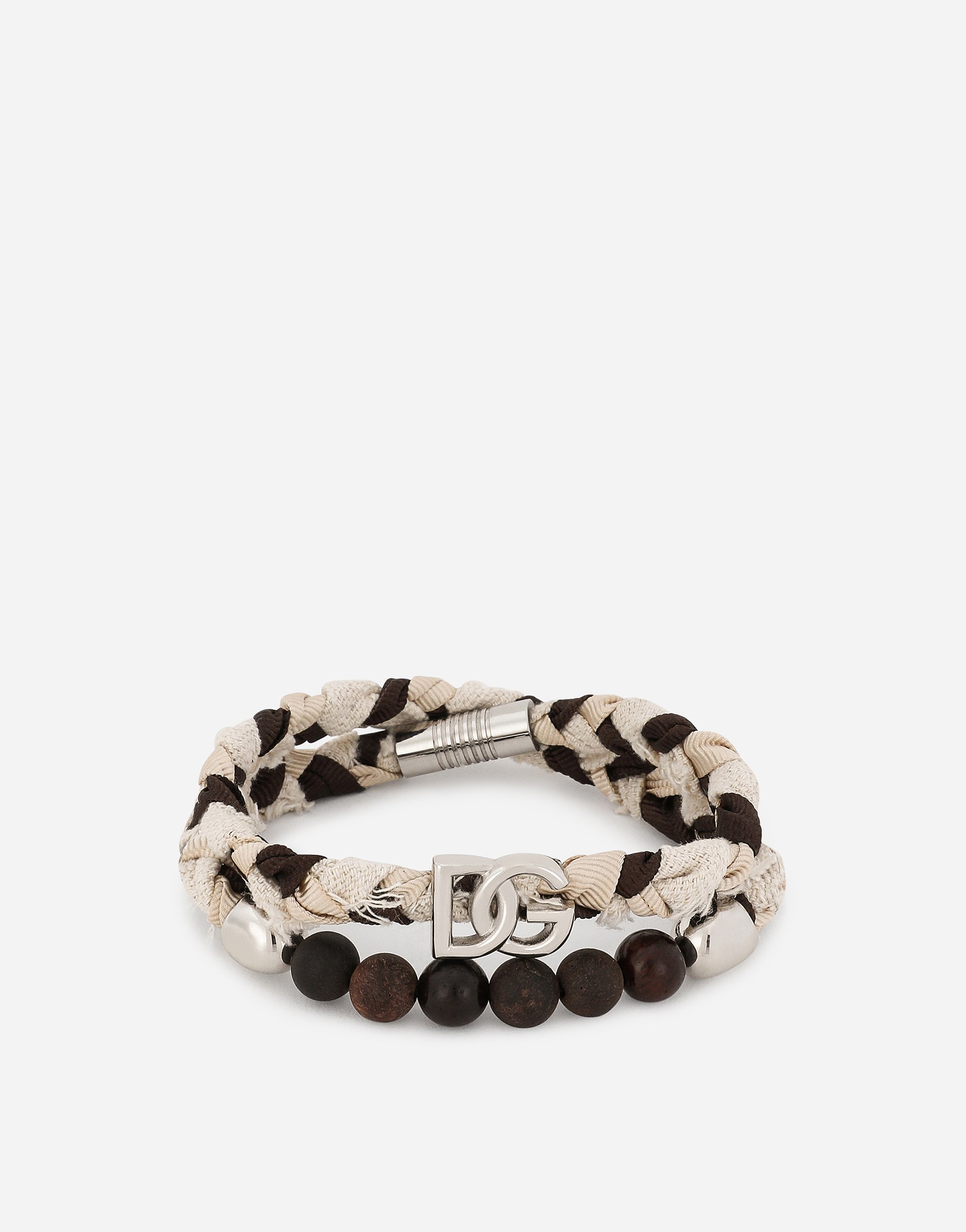 マルチカラーのメンズ ブレイデッド ブレスレット | Dolce&Gabbana®