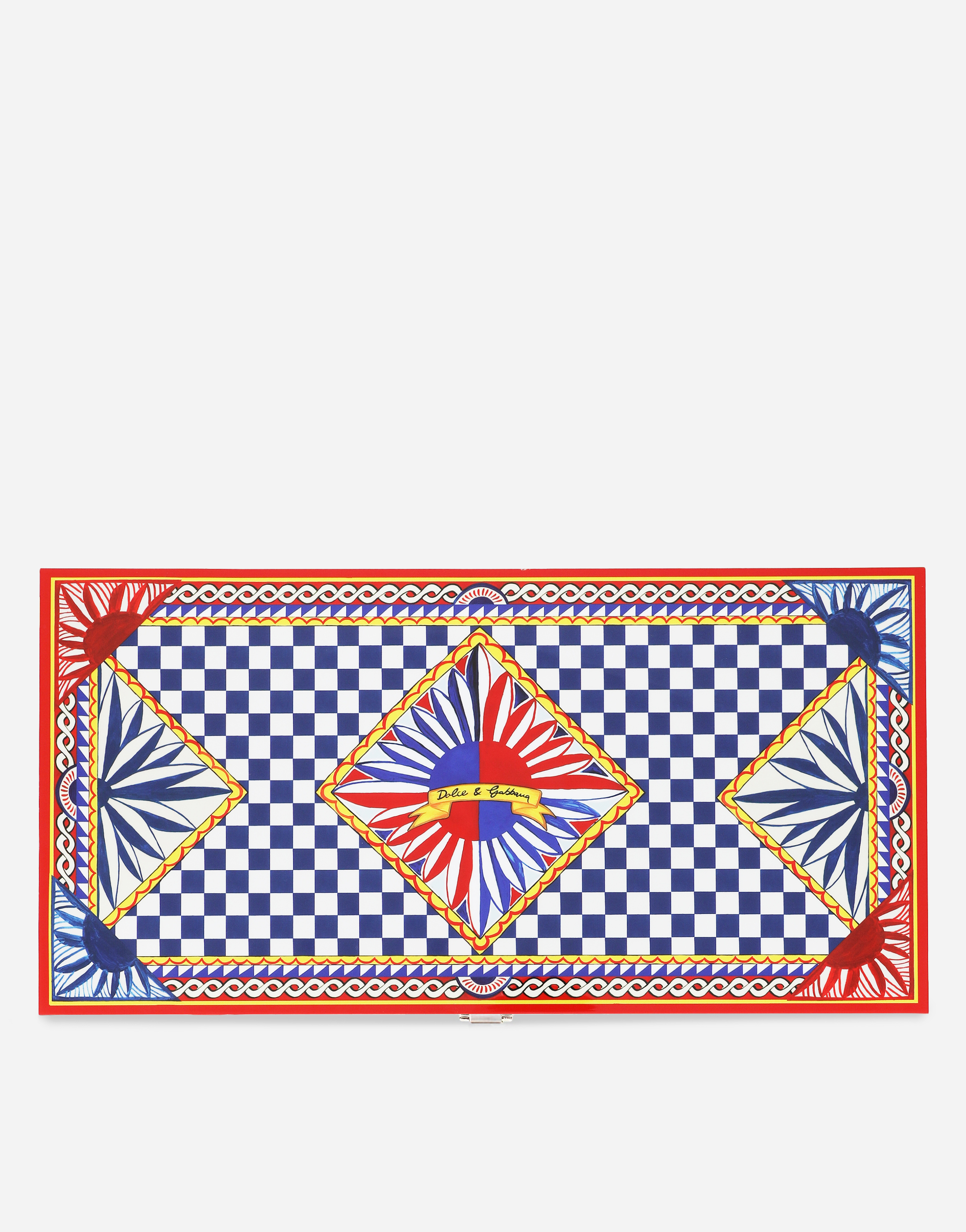 Dolce & Gabbana Plexiglass Poker Set In Multi