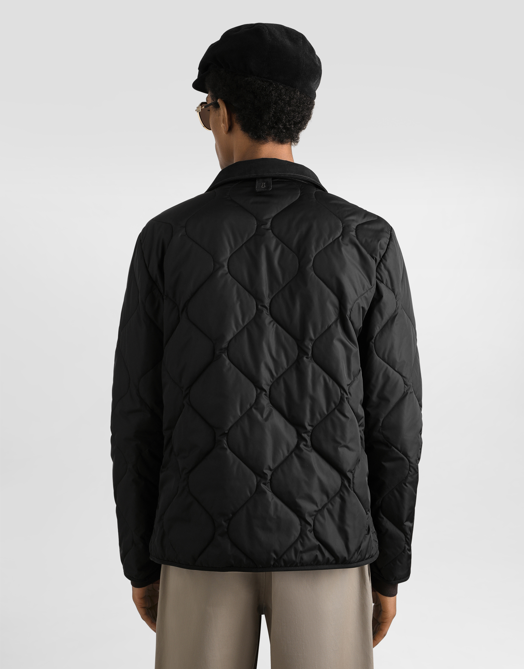 Natté waxed jacket