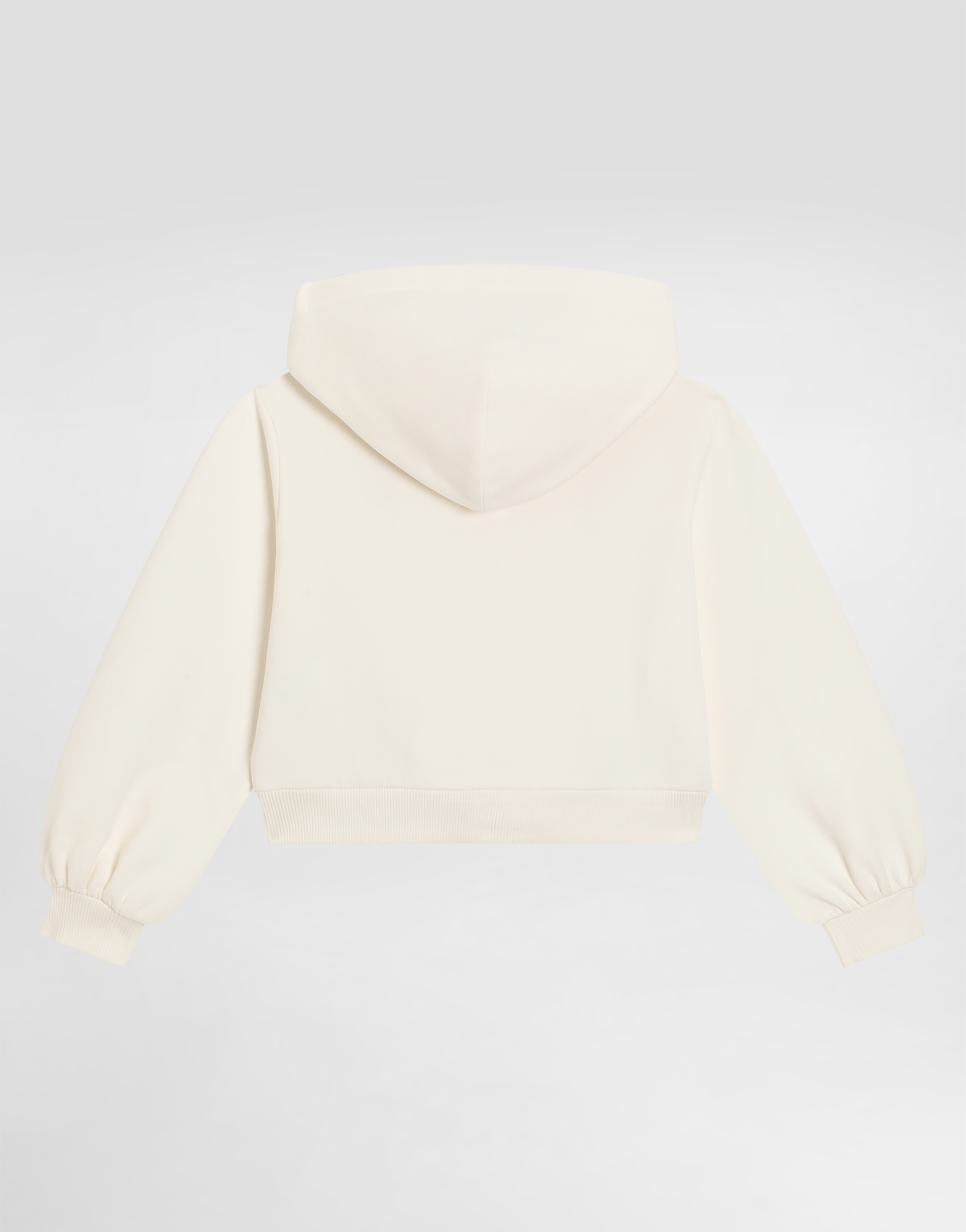  Dolce & Gabbana Hooded Sweatshirt With Dg Embroidery And Rhinestones - Frau T-shirts Und Sweatshirts Wei� 4 Years 