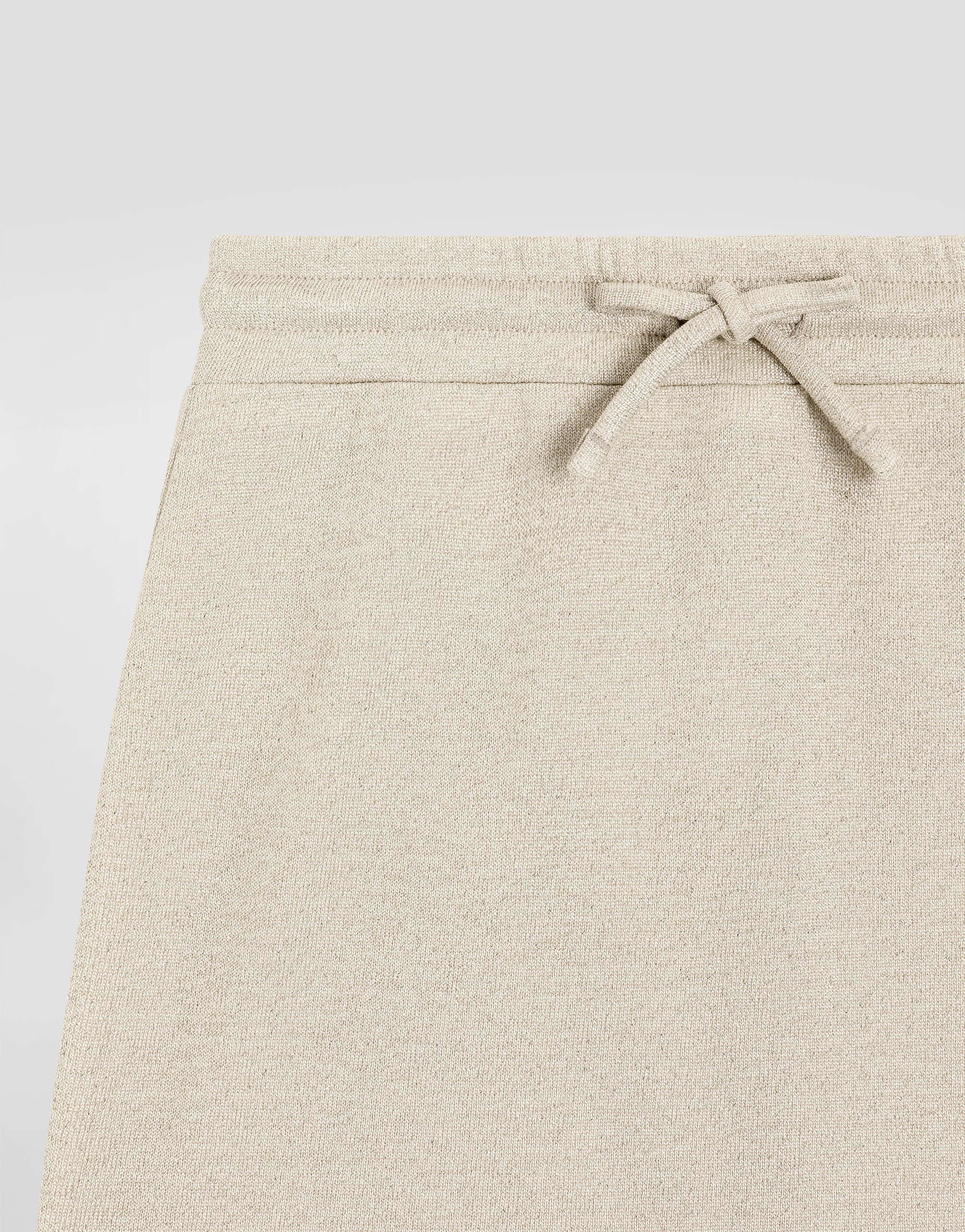 Lurex jersey skirt with DG logo