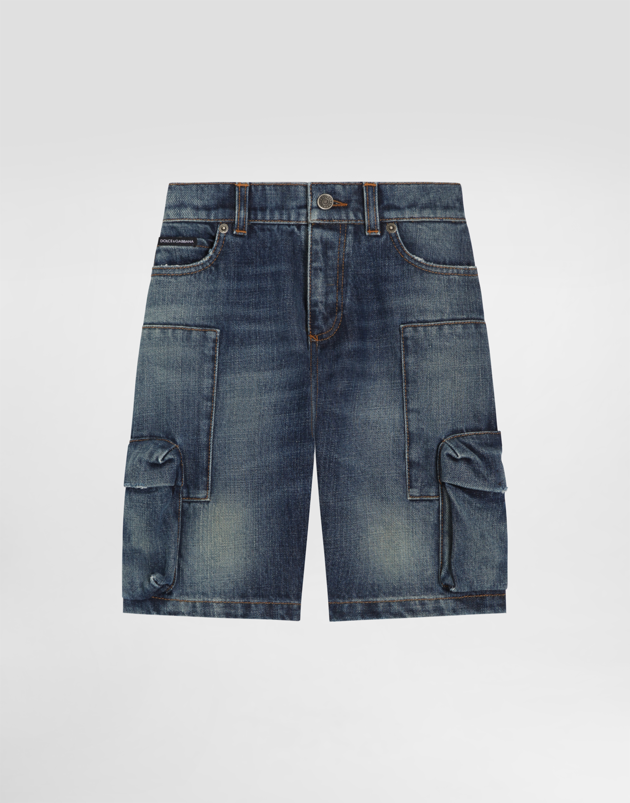 Dolce and Gabbana パラシュート ショーツ サイズ40/54 Multicolorのボーイズ デニム バミューダ ショーツ | Dolce&Gabbana®