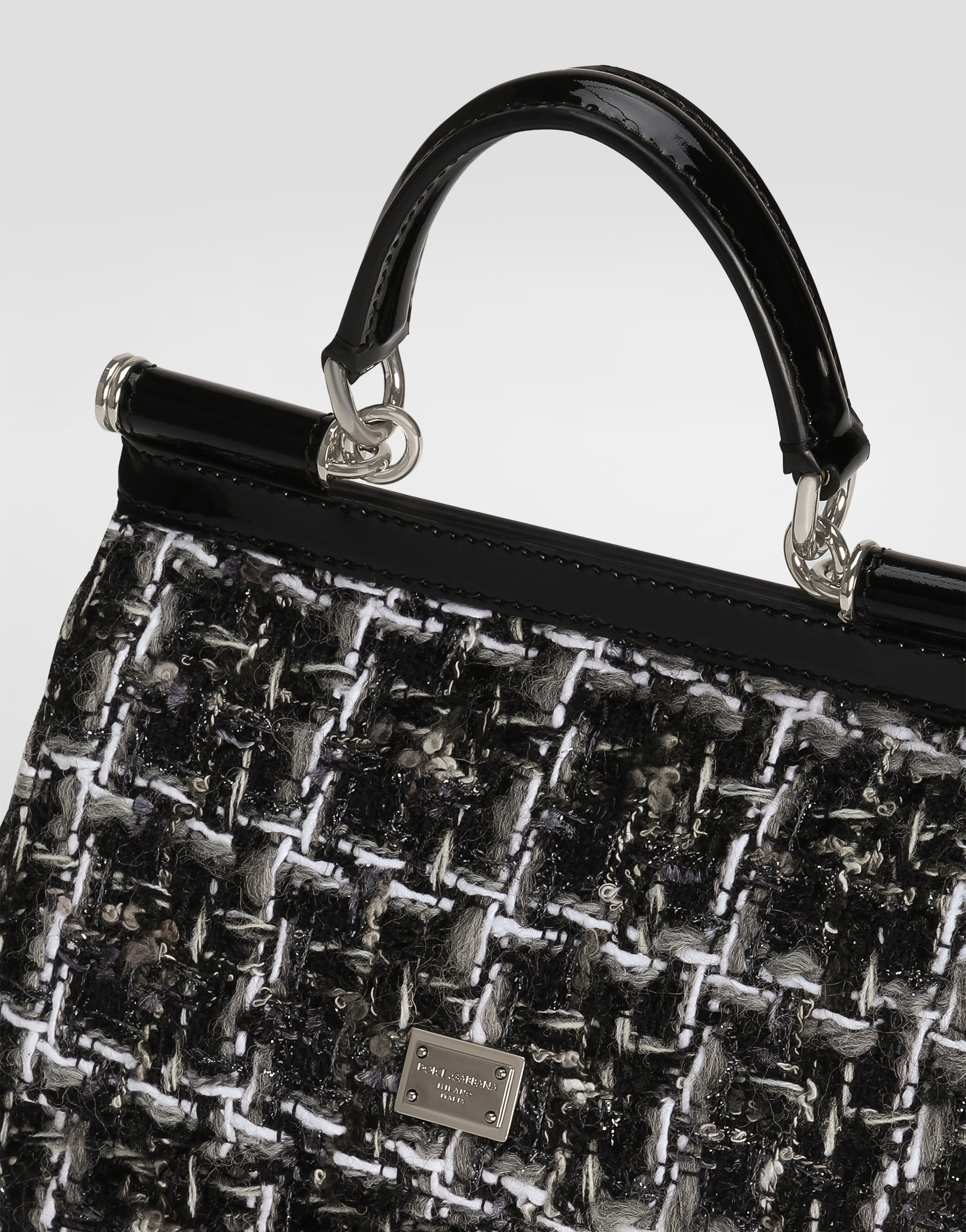 Dolce & Gabbana Medium Sicily Handbag In Black
