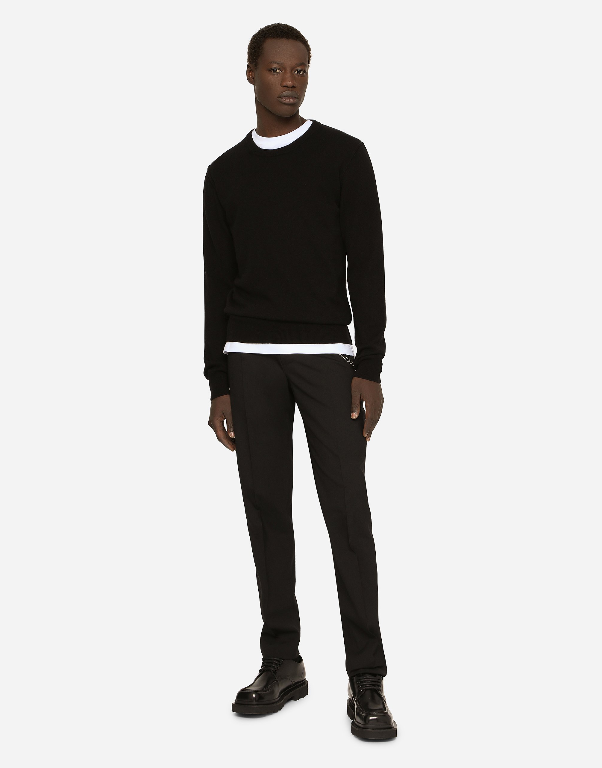 Cashmere round-neck sweater