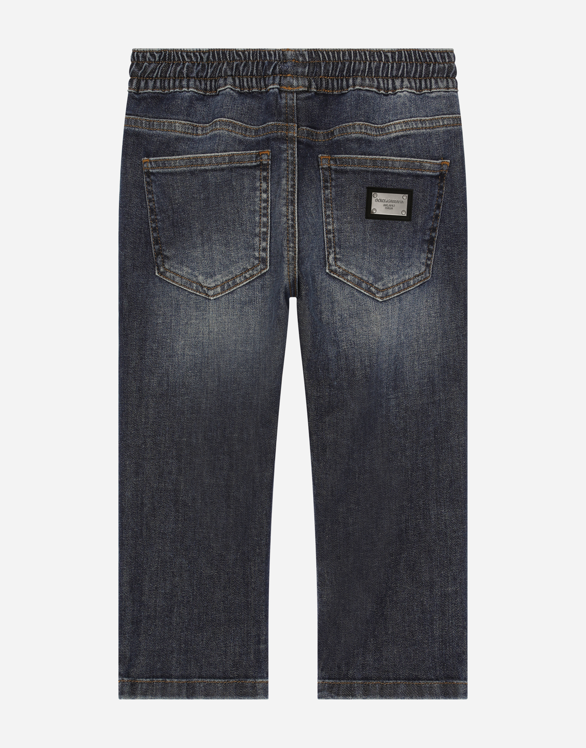 Shop Dolce & Gabbana Pantalone Sportivo In Blue