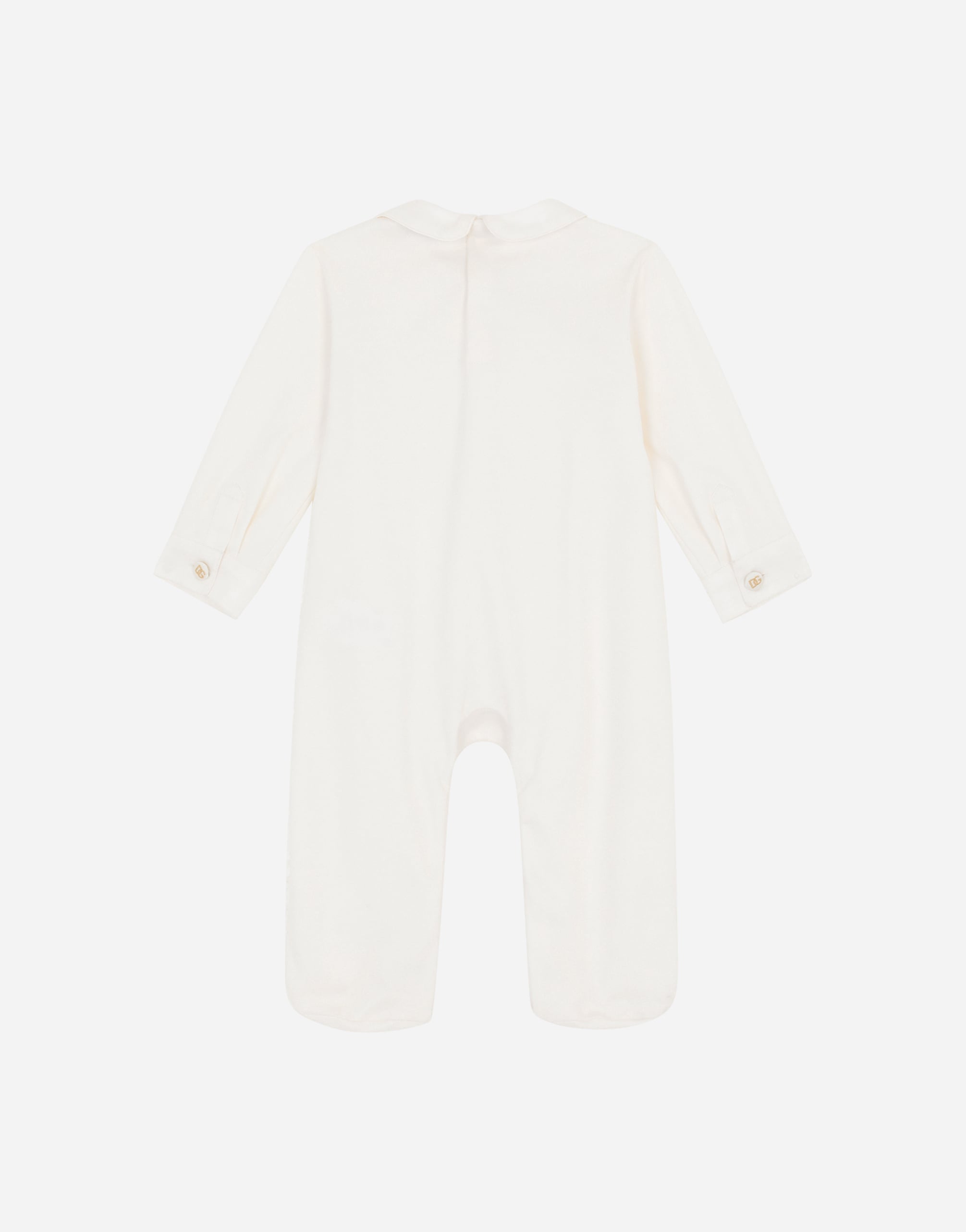  Dolce & Gabbana 3-piece Gift Set In Interlock Jersey And Poplin - Man Gift Sets And Babygrows White Cotton 9/12 Months 