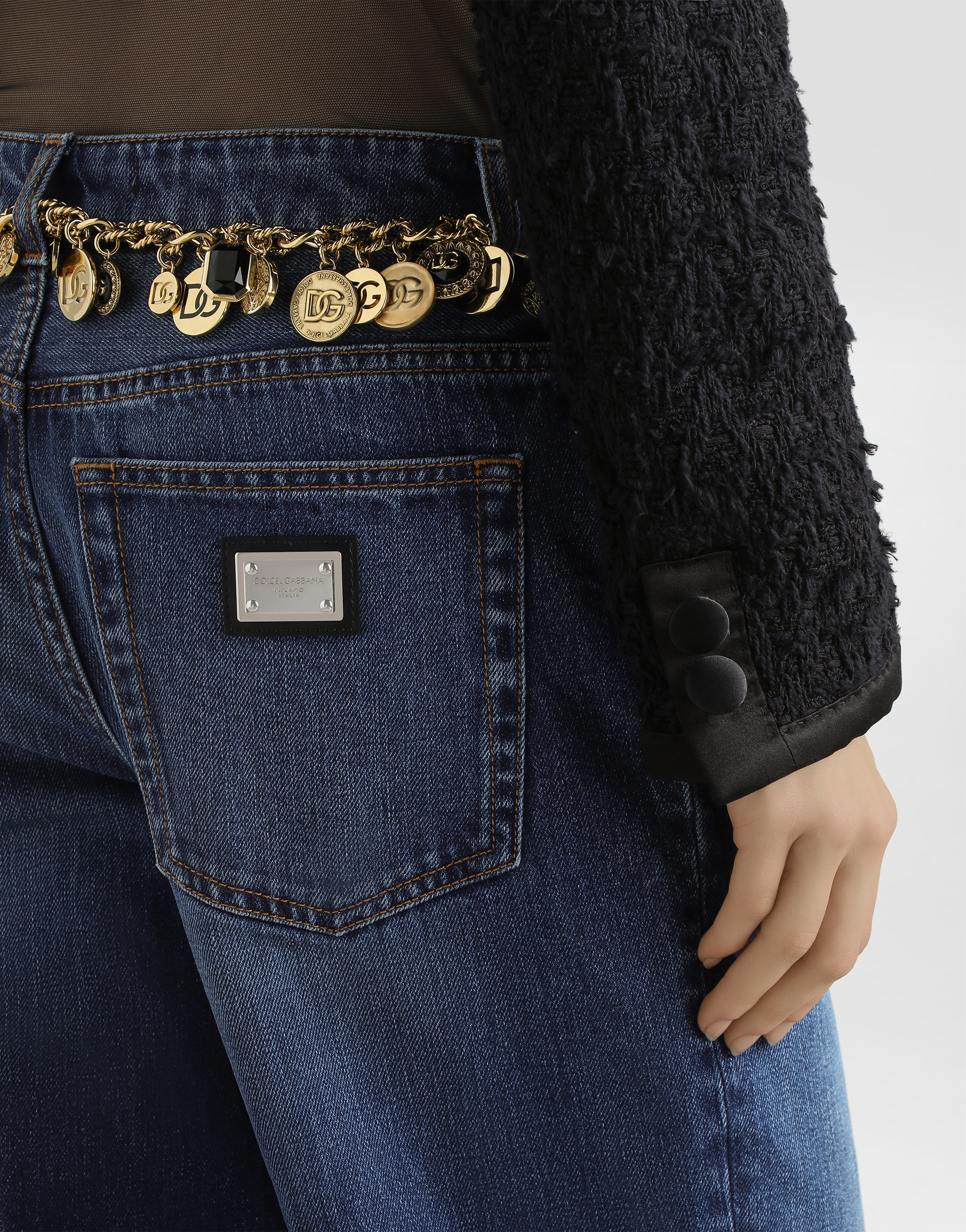 5-pocket denim trousers