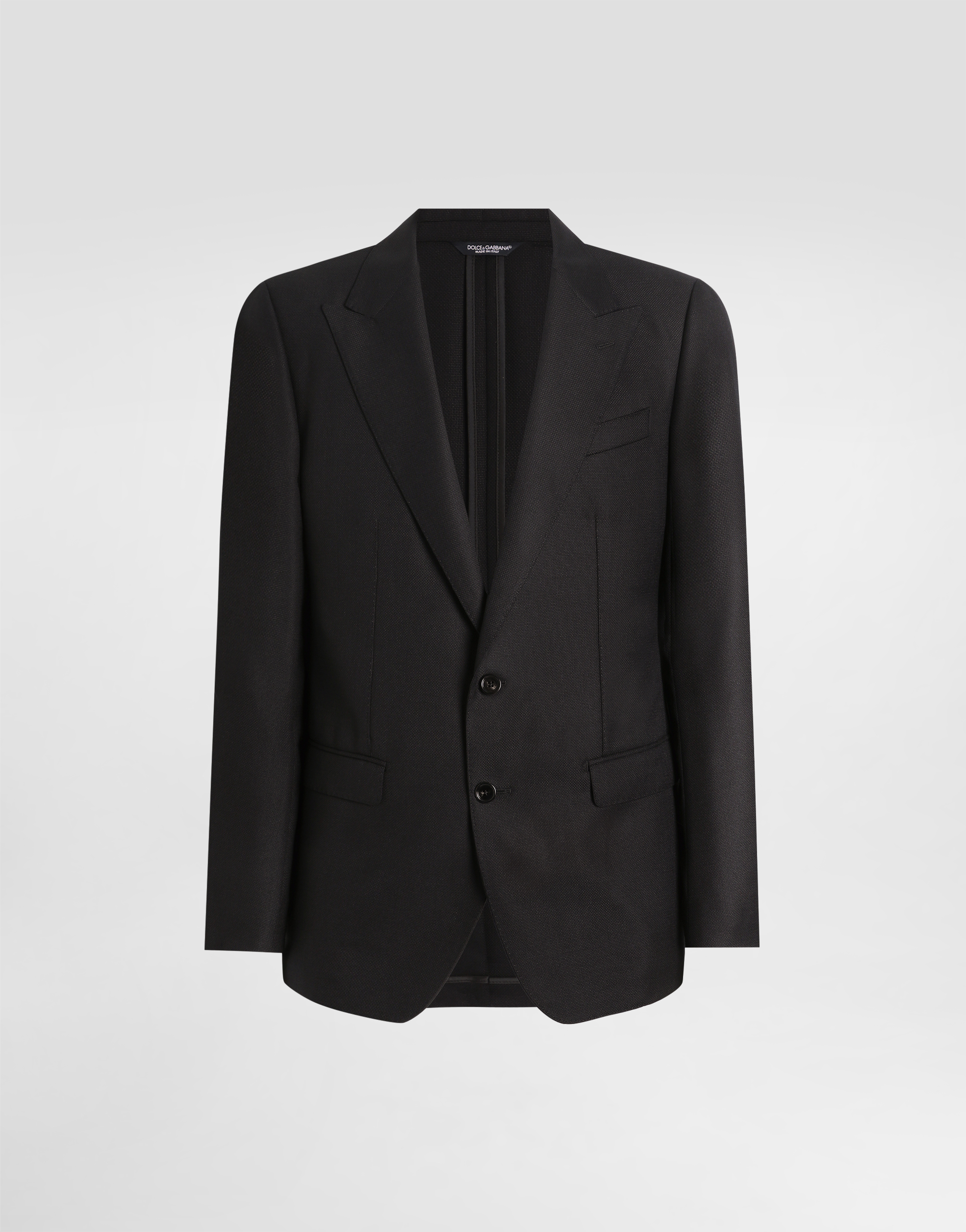 Dolce & Gabbana Two-button Notch-lapel Jacket In Black