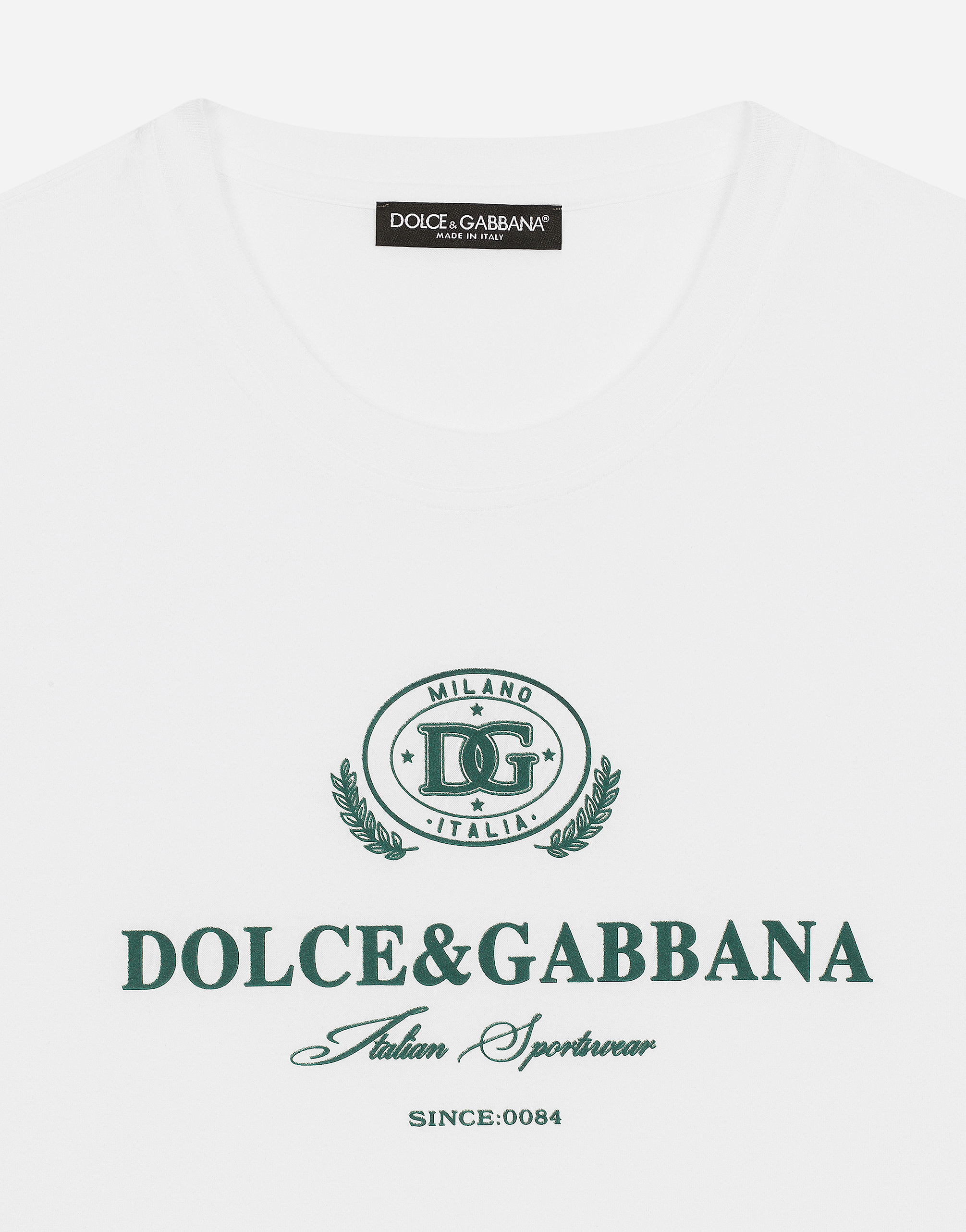 Cotton T-shirt with logo print