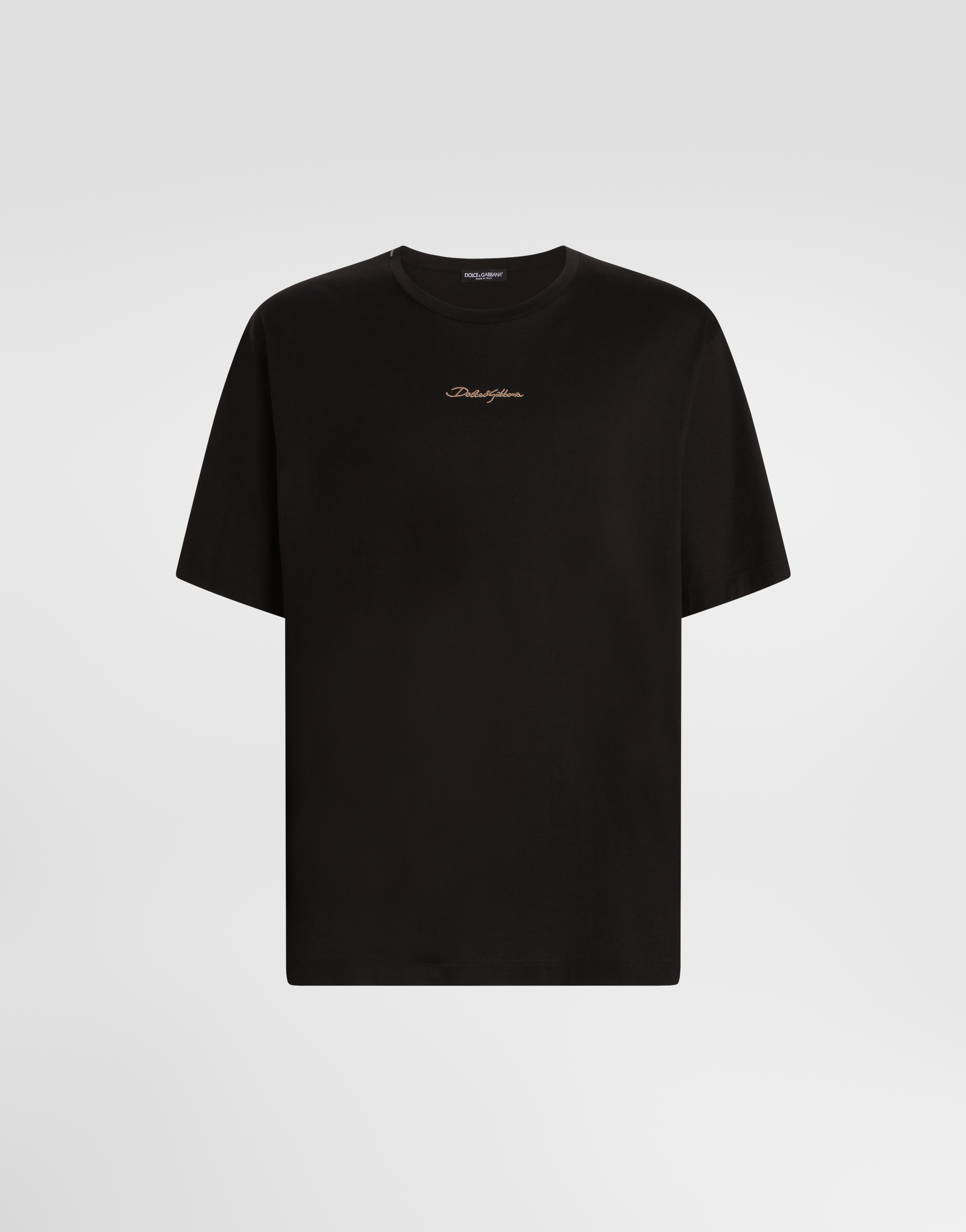Cotton T-shirt in Brown for Men | Dolce&Gabbana® US