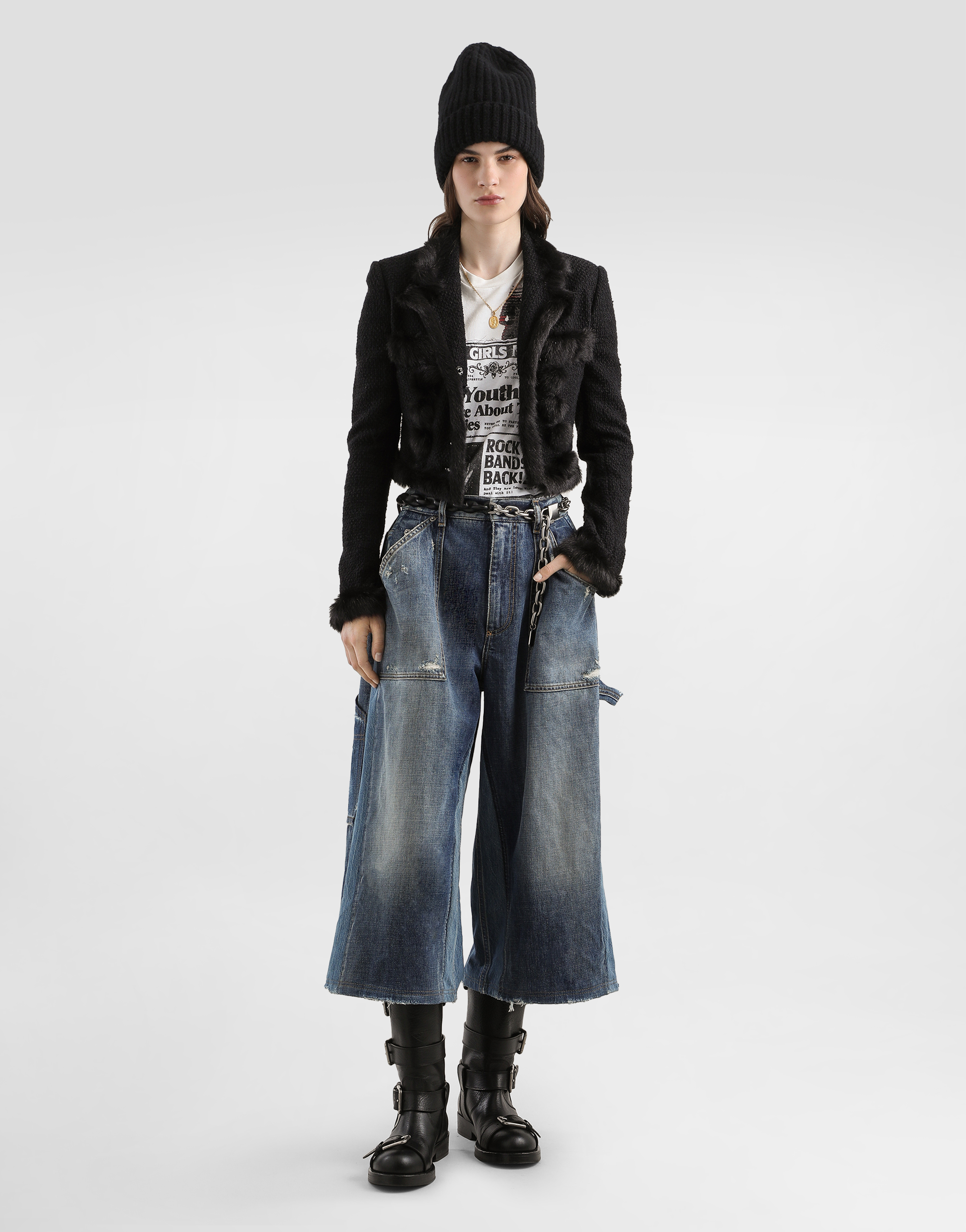 Dolce & Gabbana Denim Bermuda In Blue