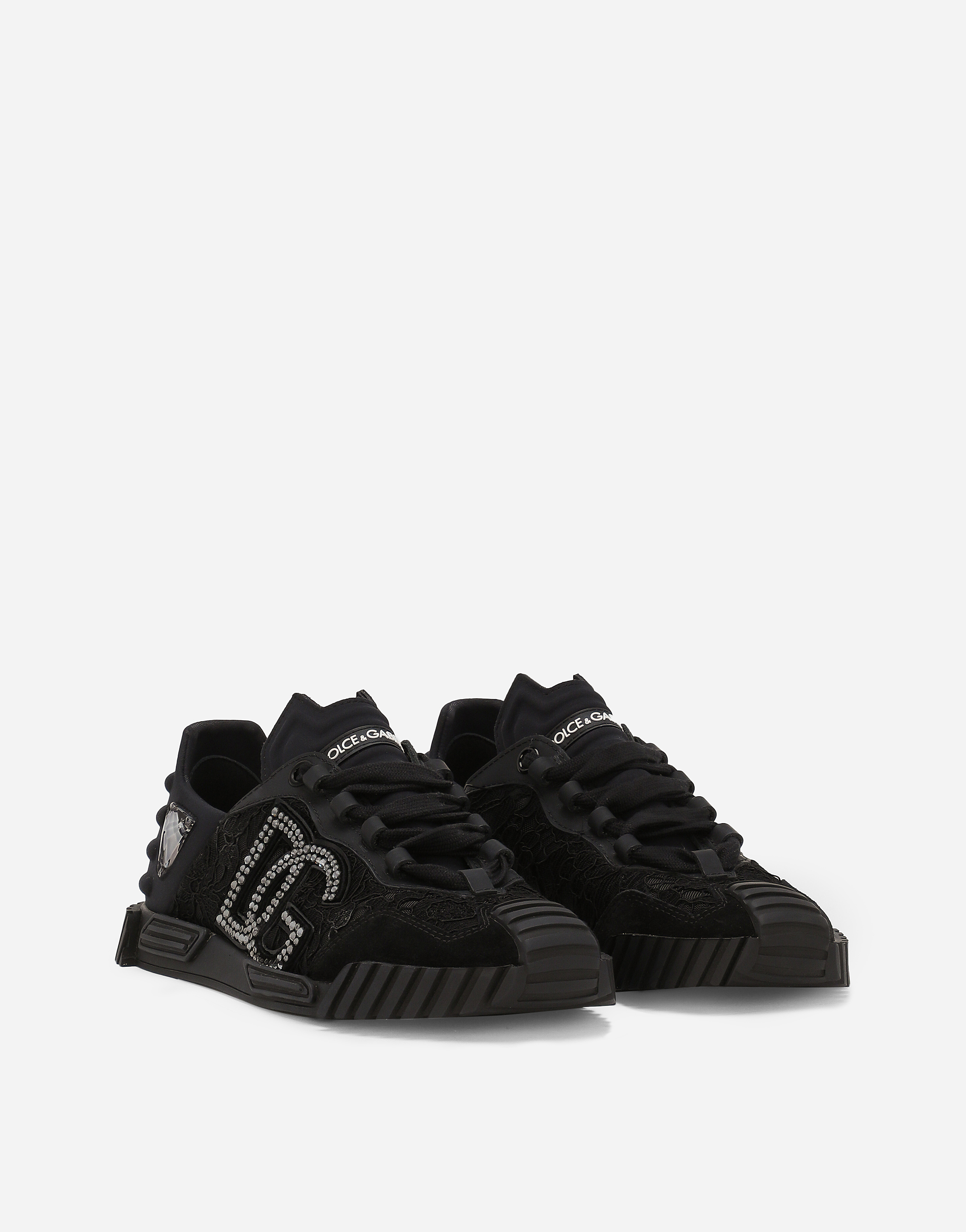 Dolce & Gabbana Ns1 Low-top Running Sneakers In Nero