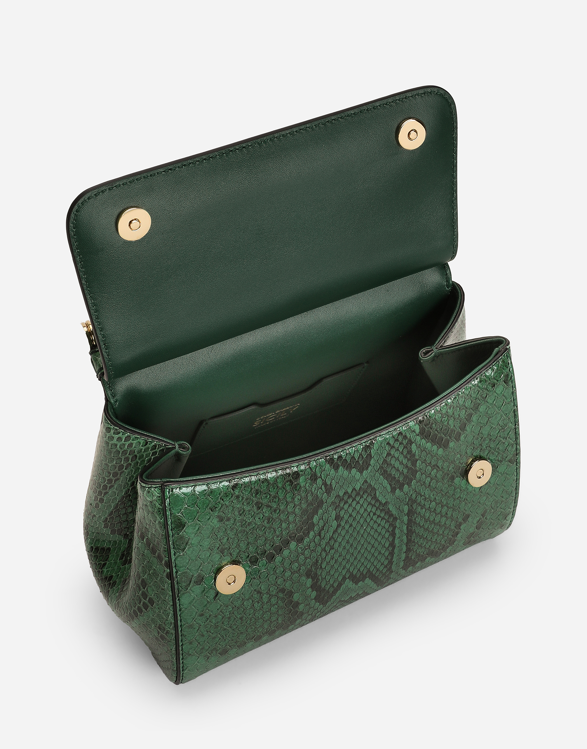 Dolce & Gabbana Medium Sicily Handbag In Green