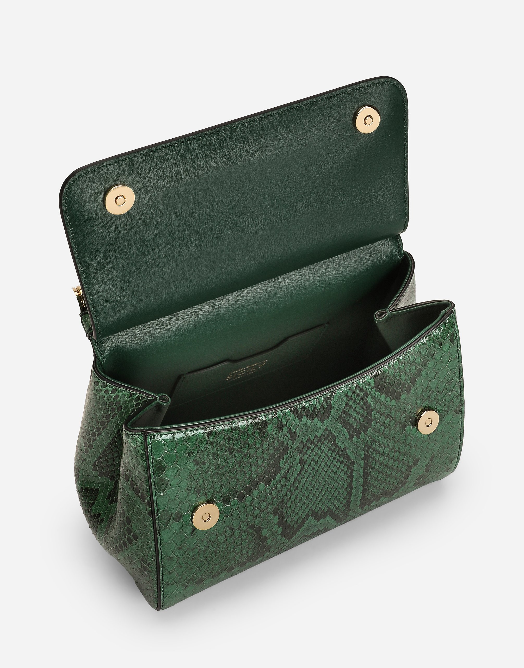Dolce & Gabbana Medium Sicily Handbag In Green