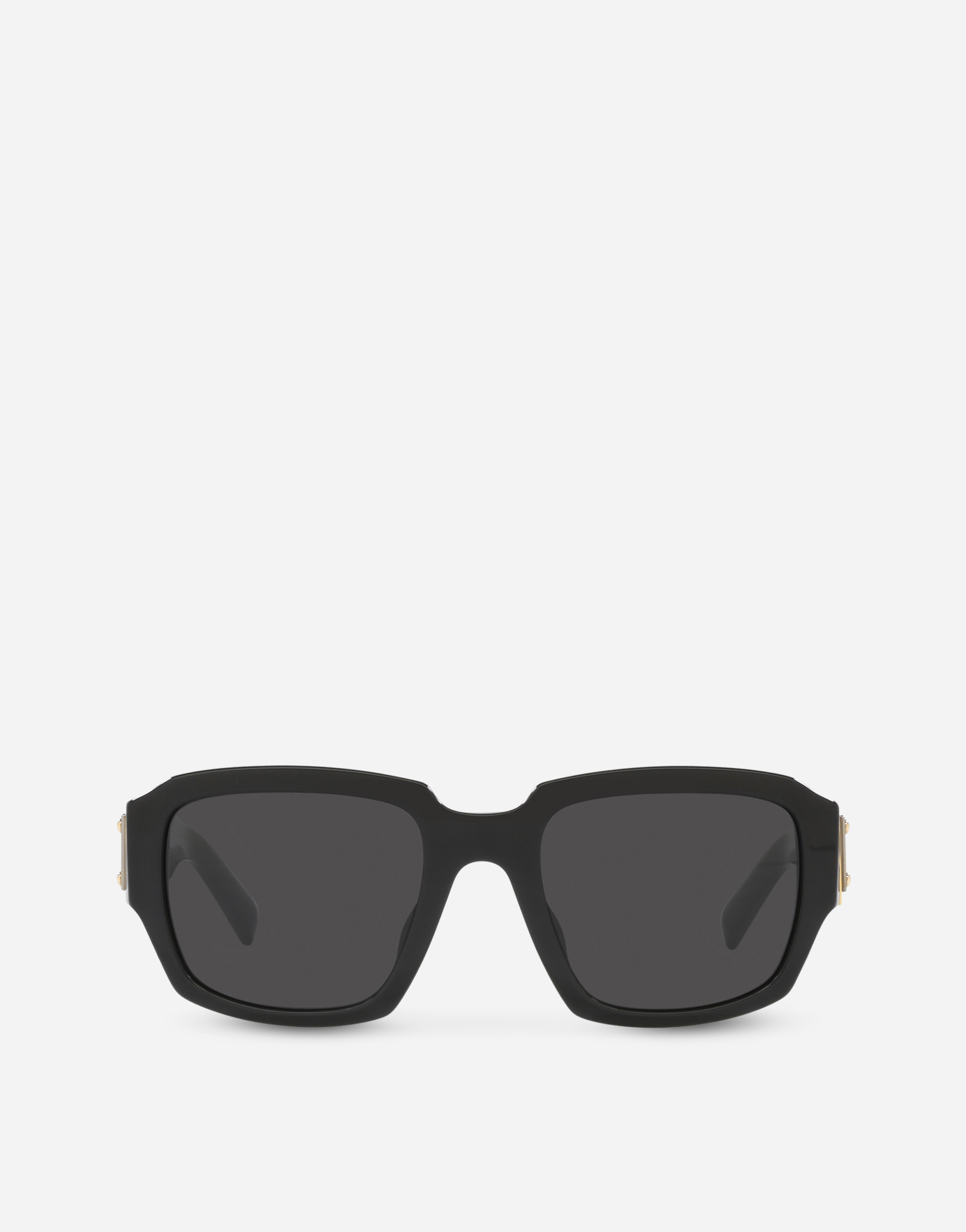 Dolce & Gabbana Placchetta Sunglasses In Black