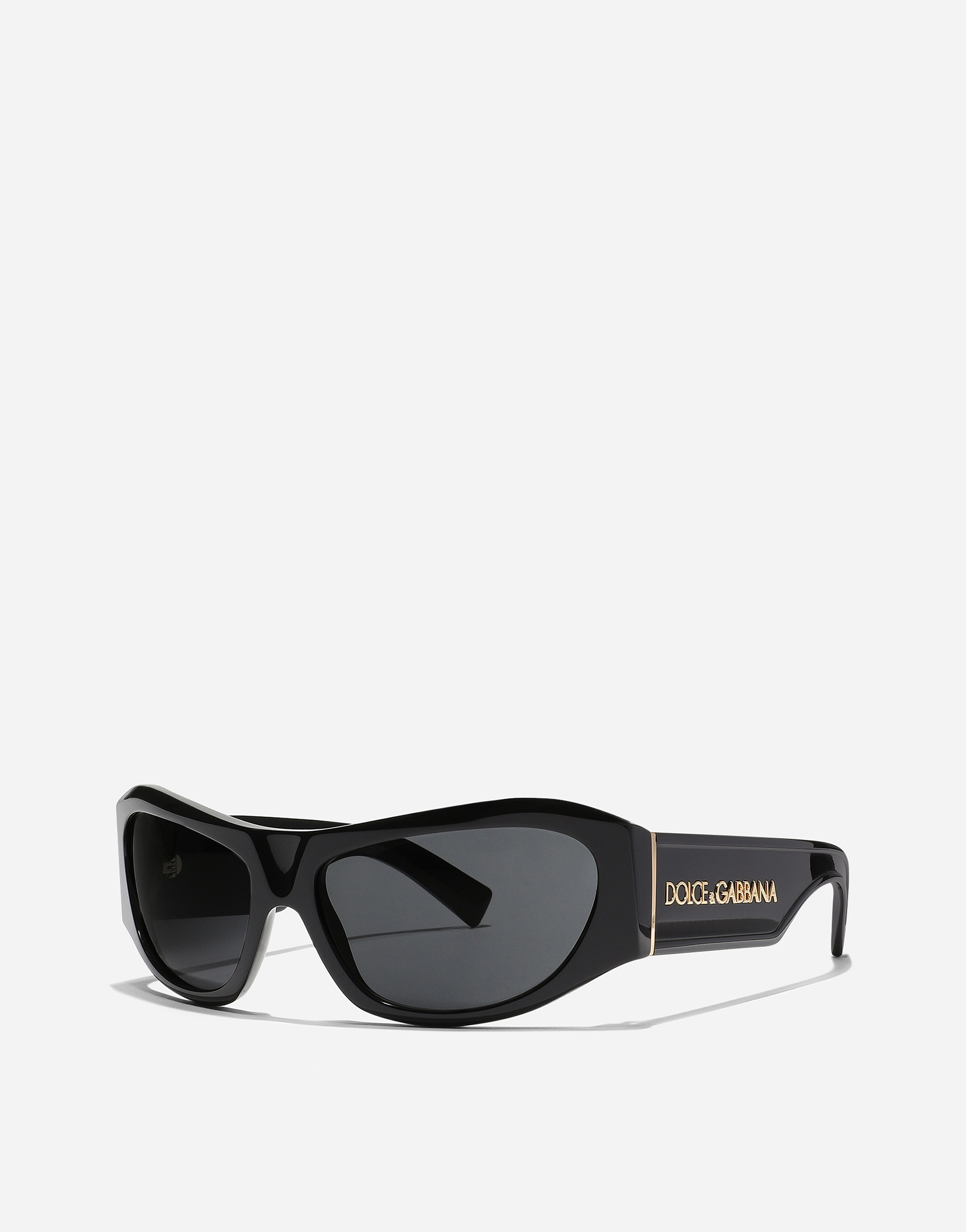 Dolce & Gabbana Black Sicily Sunglasses In Black