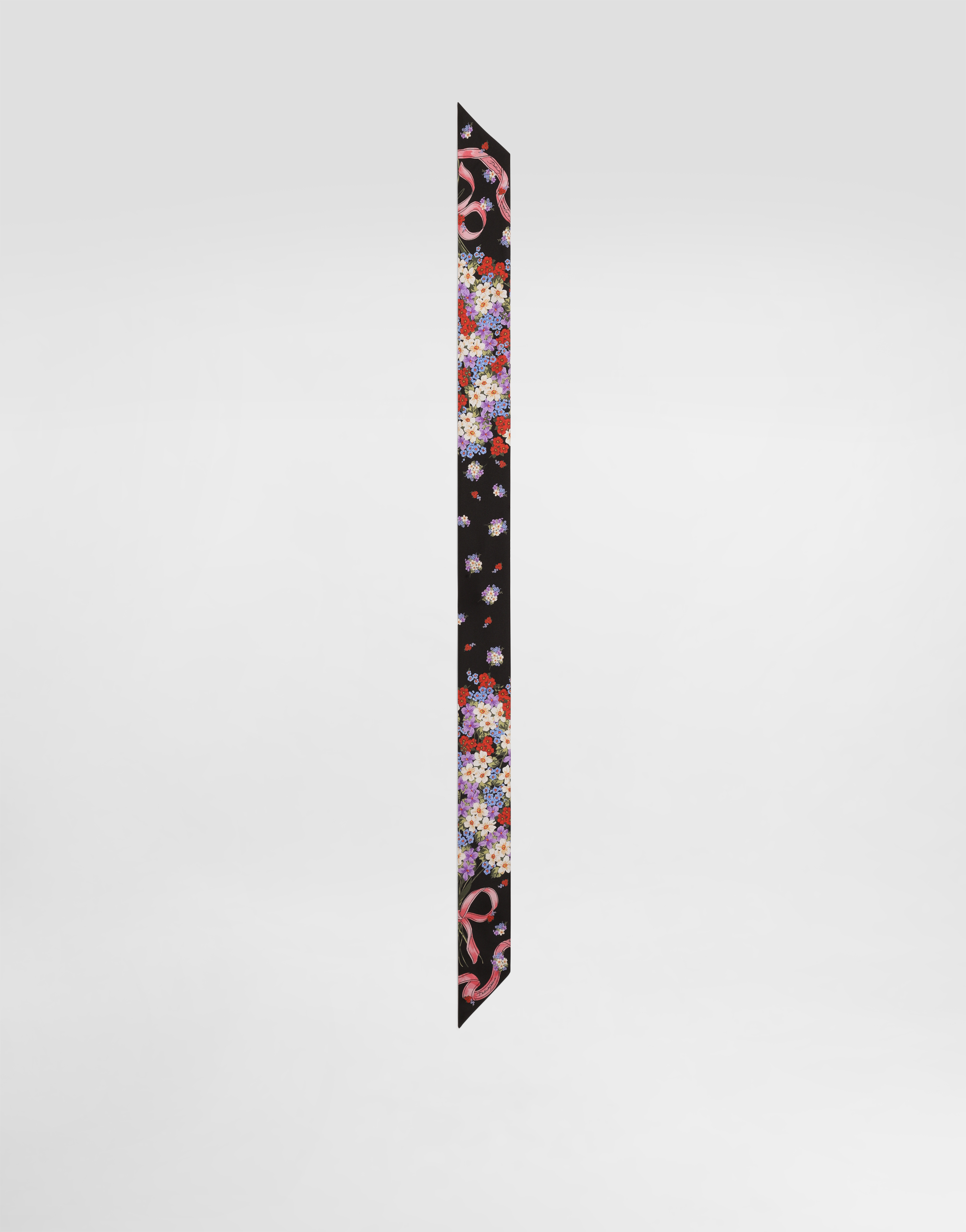  Dolce & Gabbana Bandeau 6 X 100 Aus Seidentwill Mit Blümchen-print - Frau Schals Und Tücher Mehrfarbig Onesize 