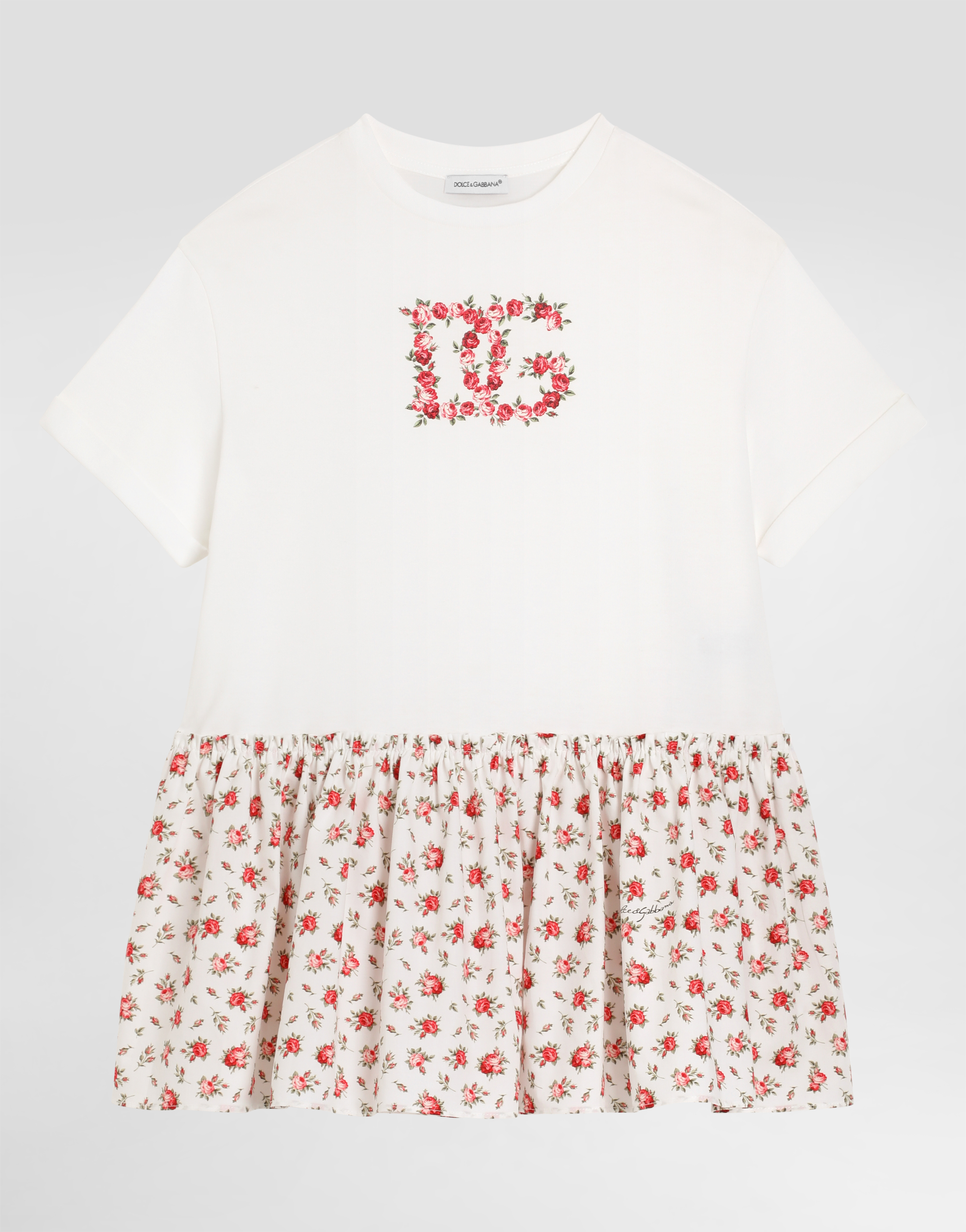 Dolce & Gabbana Dress Kids Color White In White