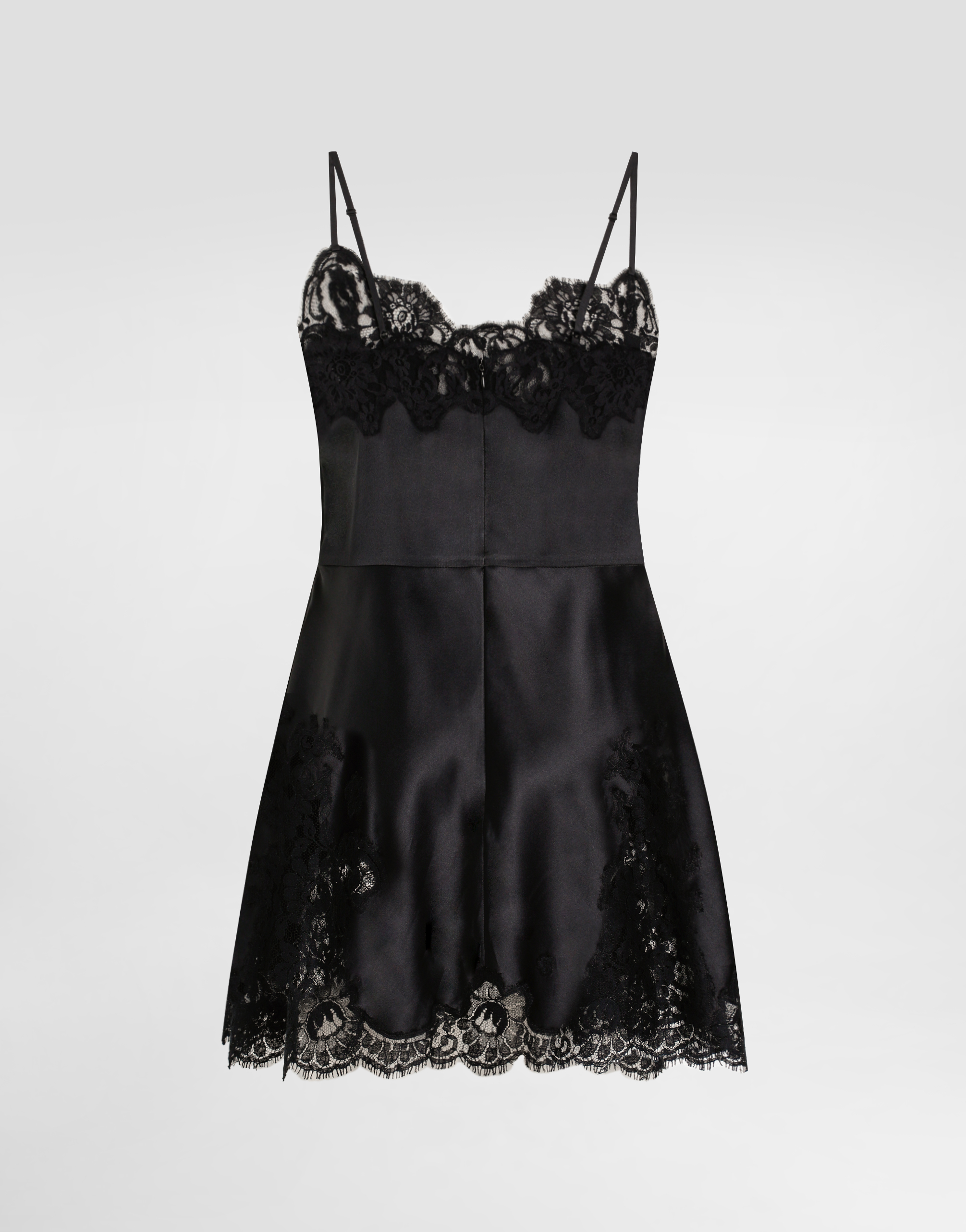 Stretch satin dress