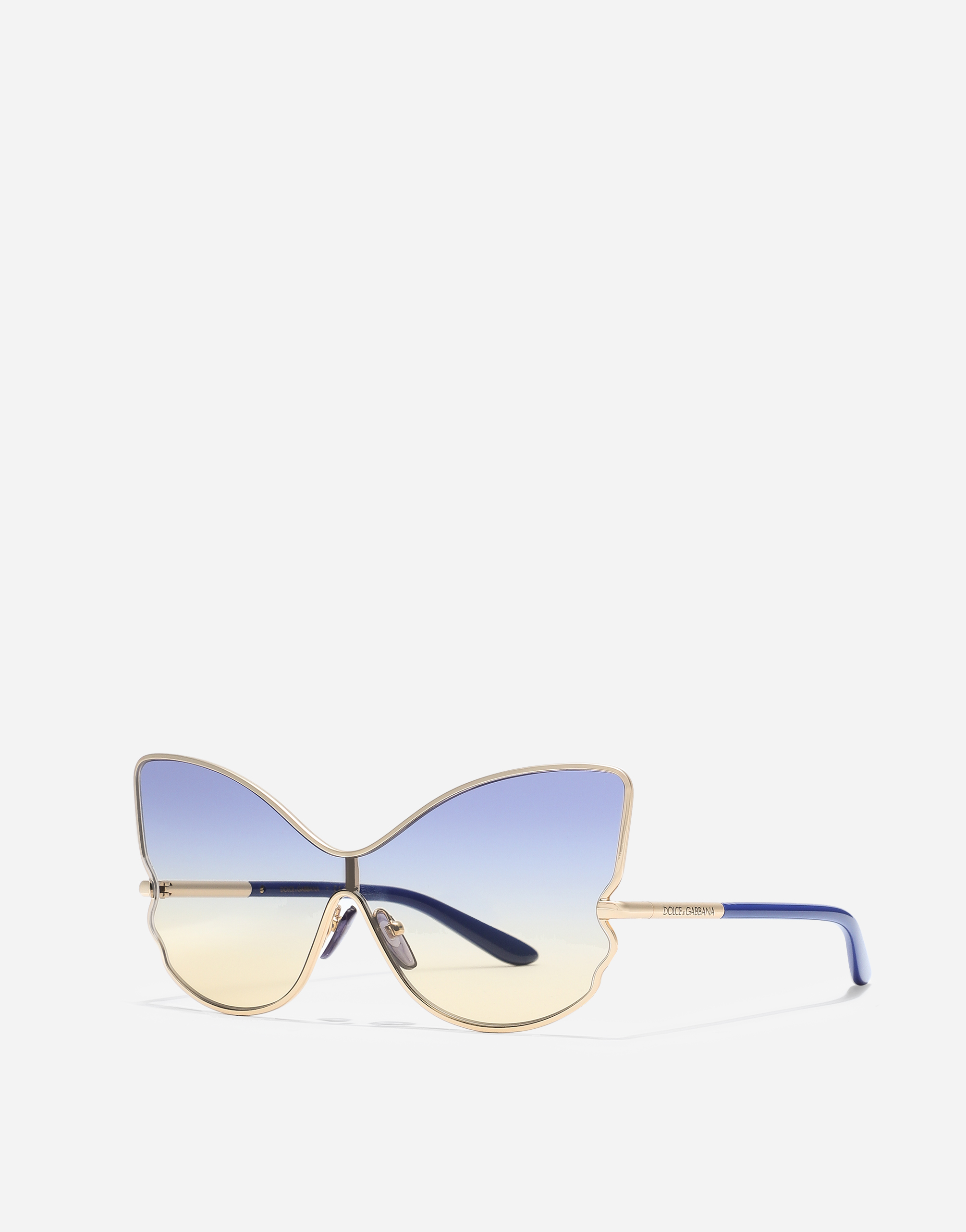 Dolce & Gabbana Butterfly Sunglasses In Blue