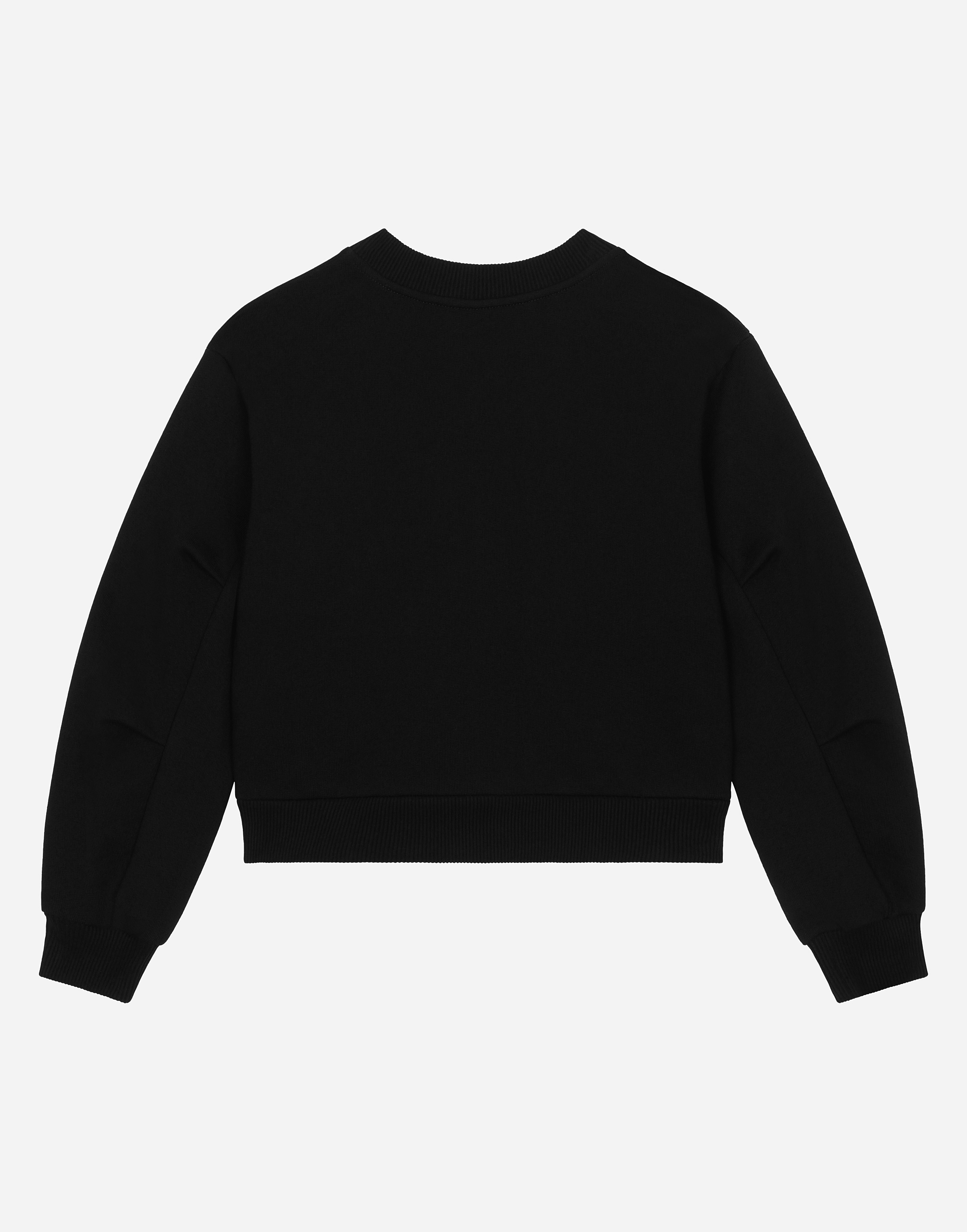 Dolce & Gabbana Felpa Giroc.man.lung In Black