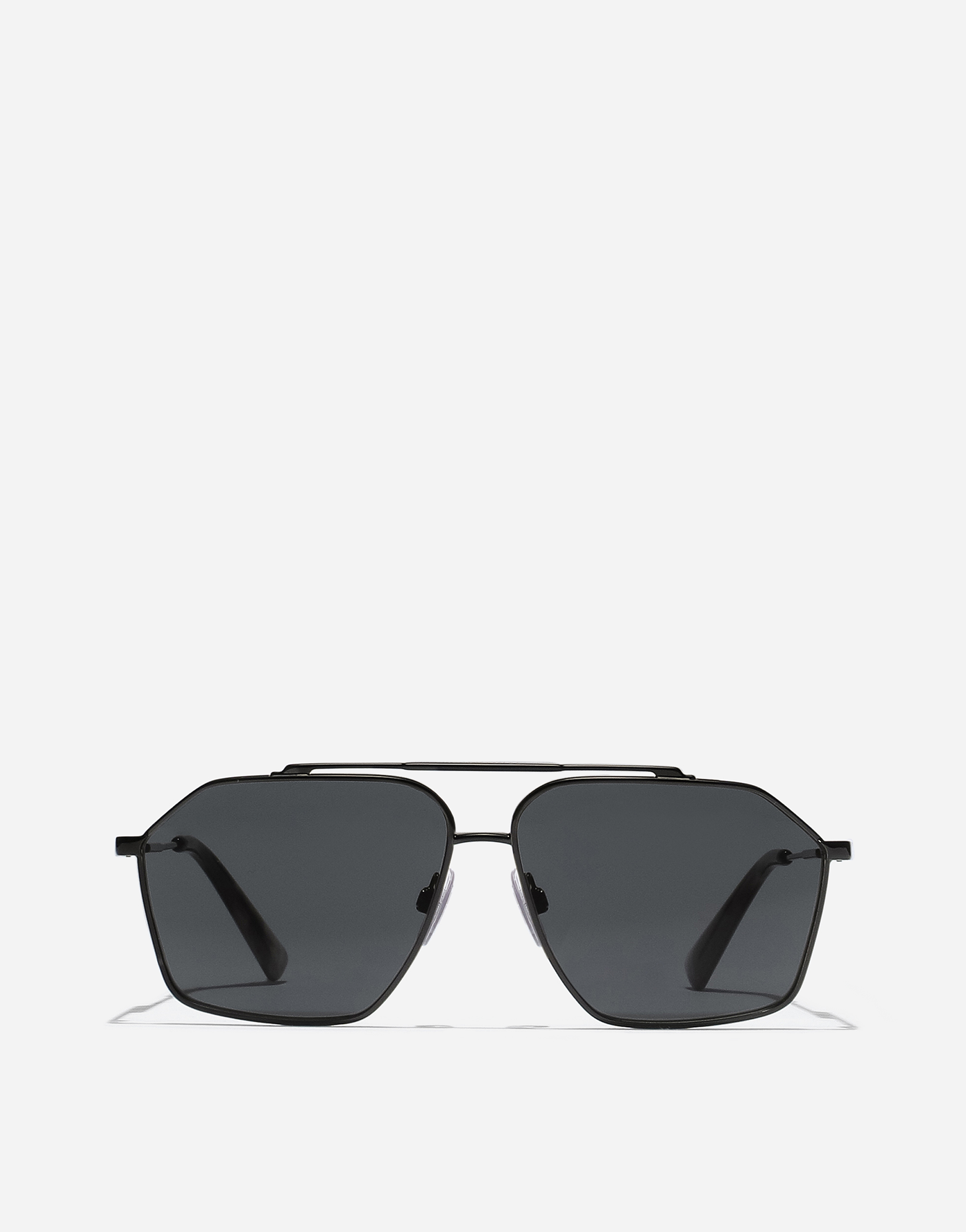 Dolce & Gabbana Stefano Pilot-frame Sunglasses In Black