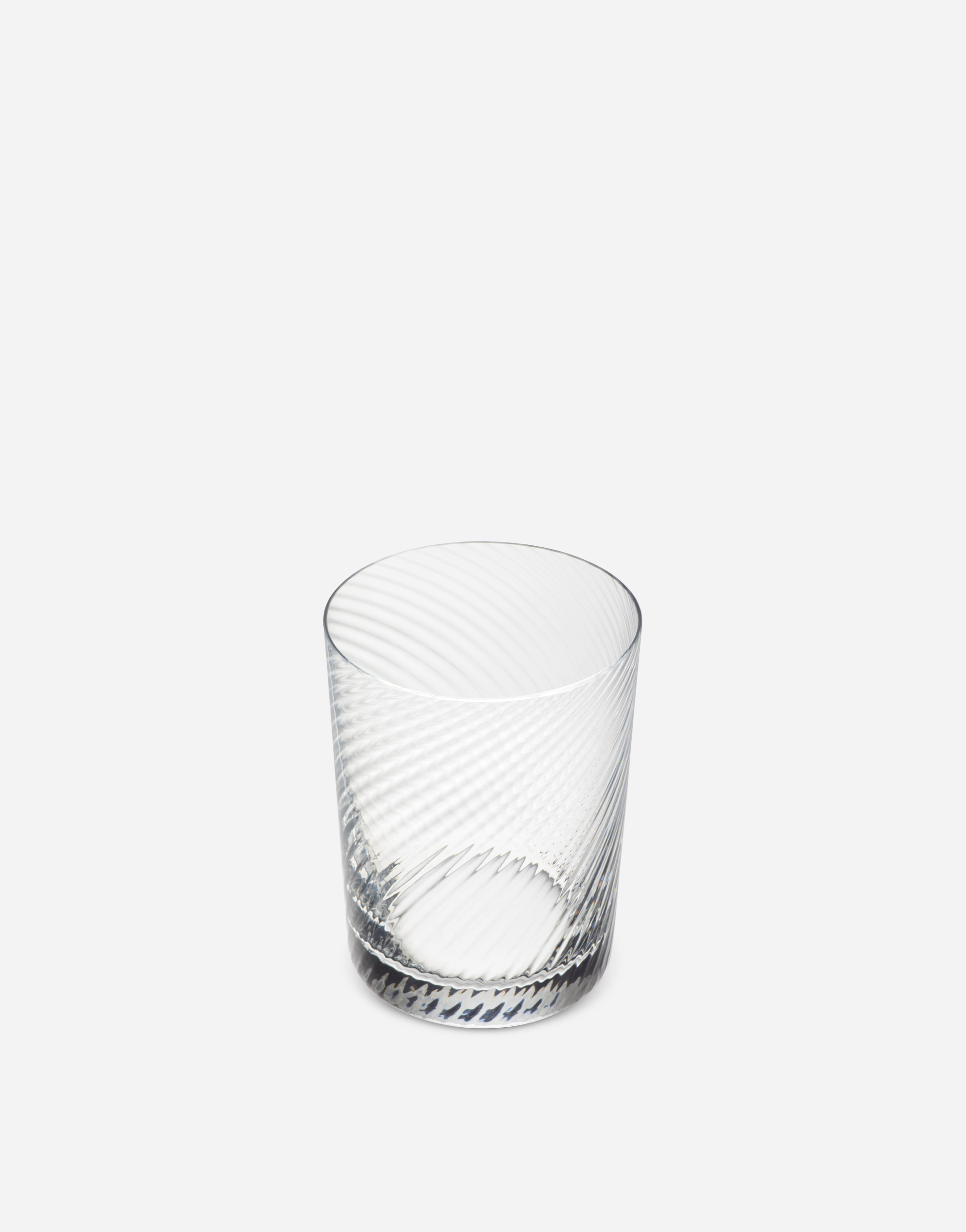 Dolce & Gabbana Set 2 Hand-blown Murano Beverage Glasses In Multicolor