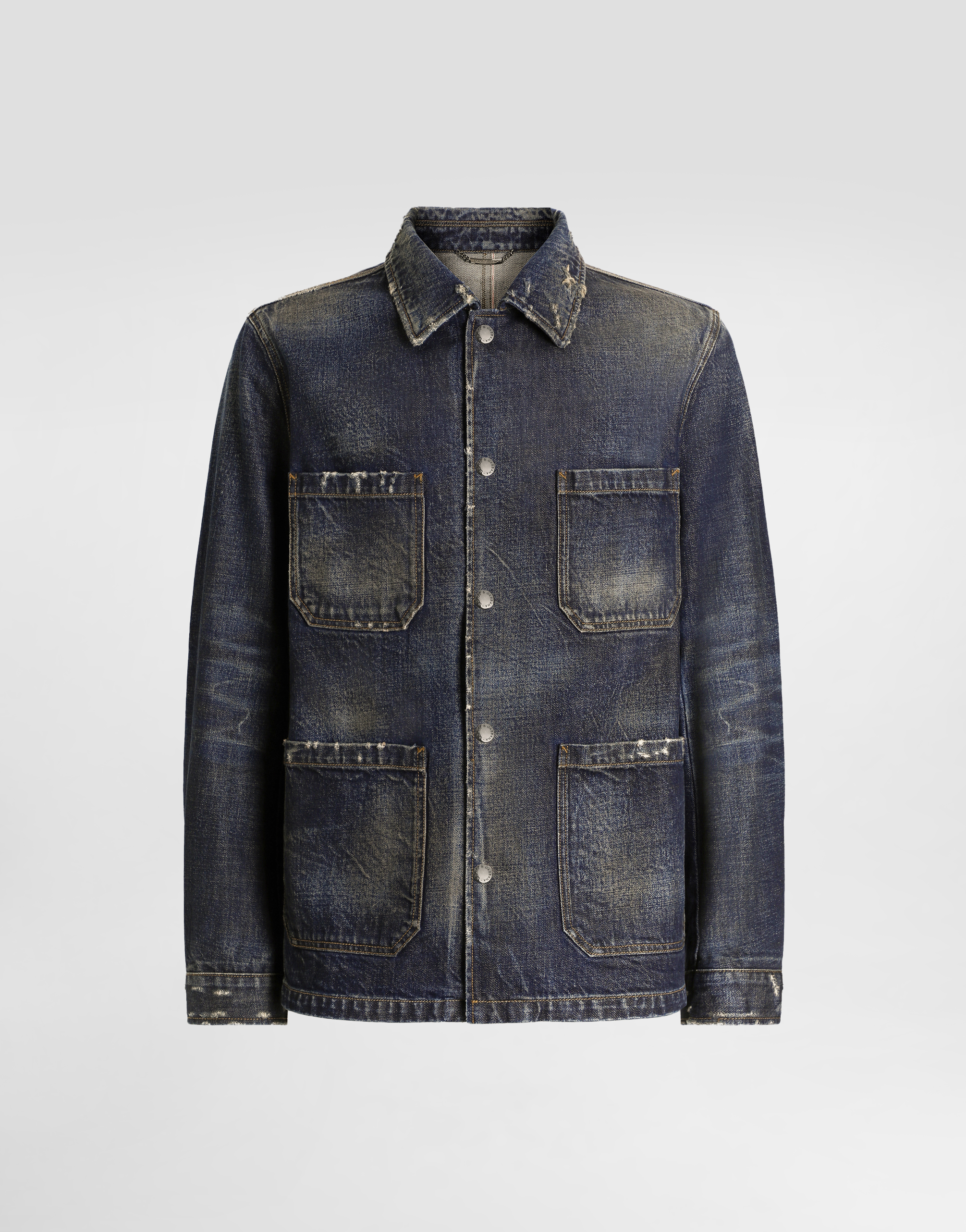 Denim jacket in Multicolor for Men | Dolce&Gabbana® US